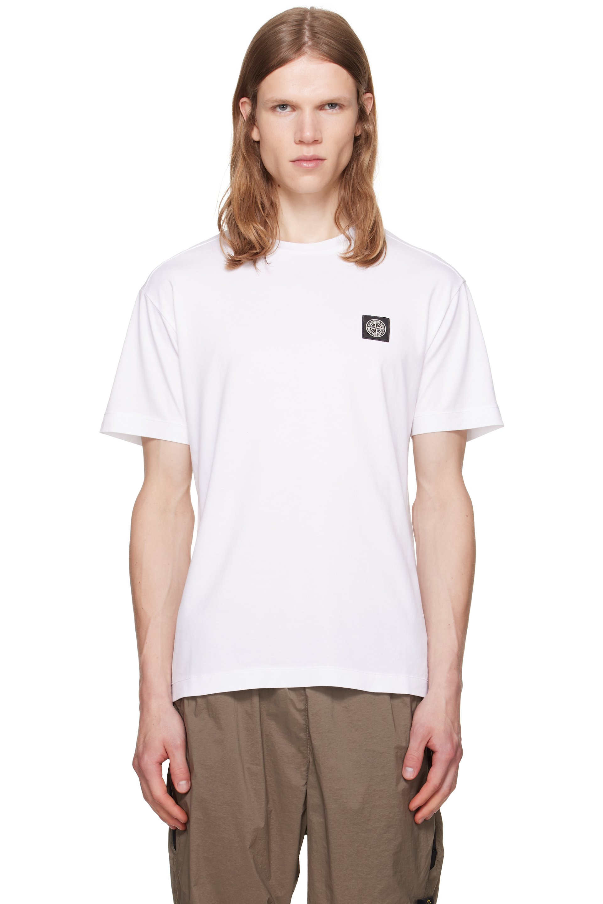Stone Island - White 2100027 60/2 Cotton Jersey T-shirt