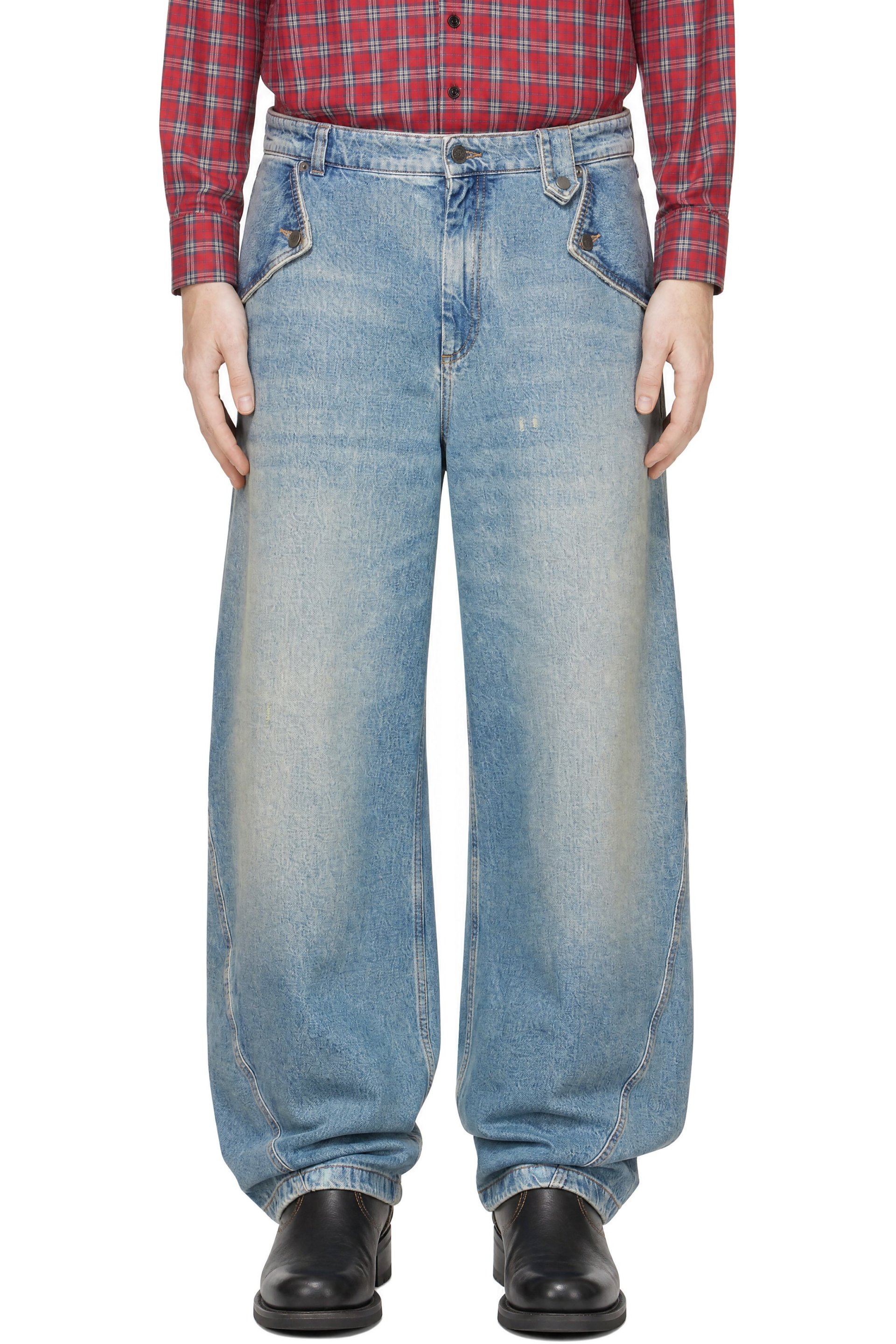 EGONlab - Blue Baggy Jeans