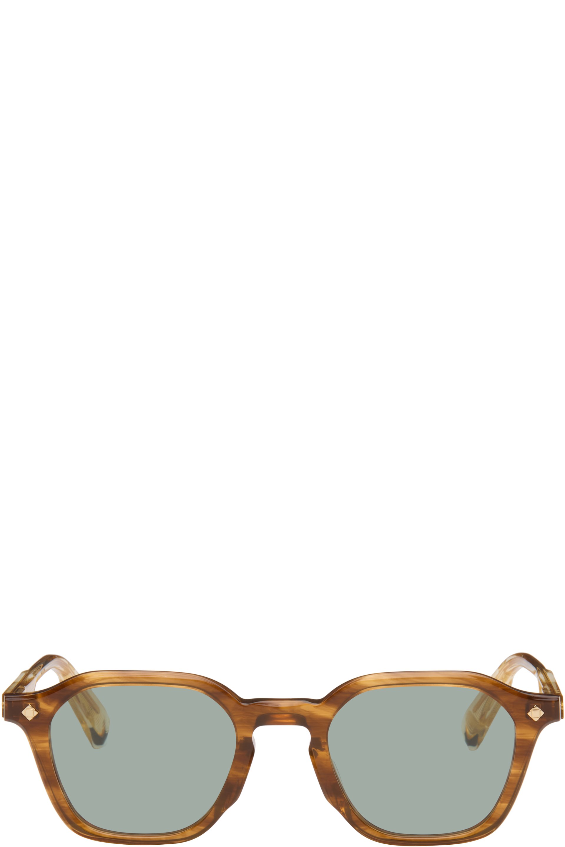 Lunetterie Générale - Brown & Beige Only Romance Sunglasses