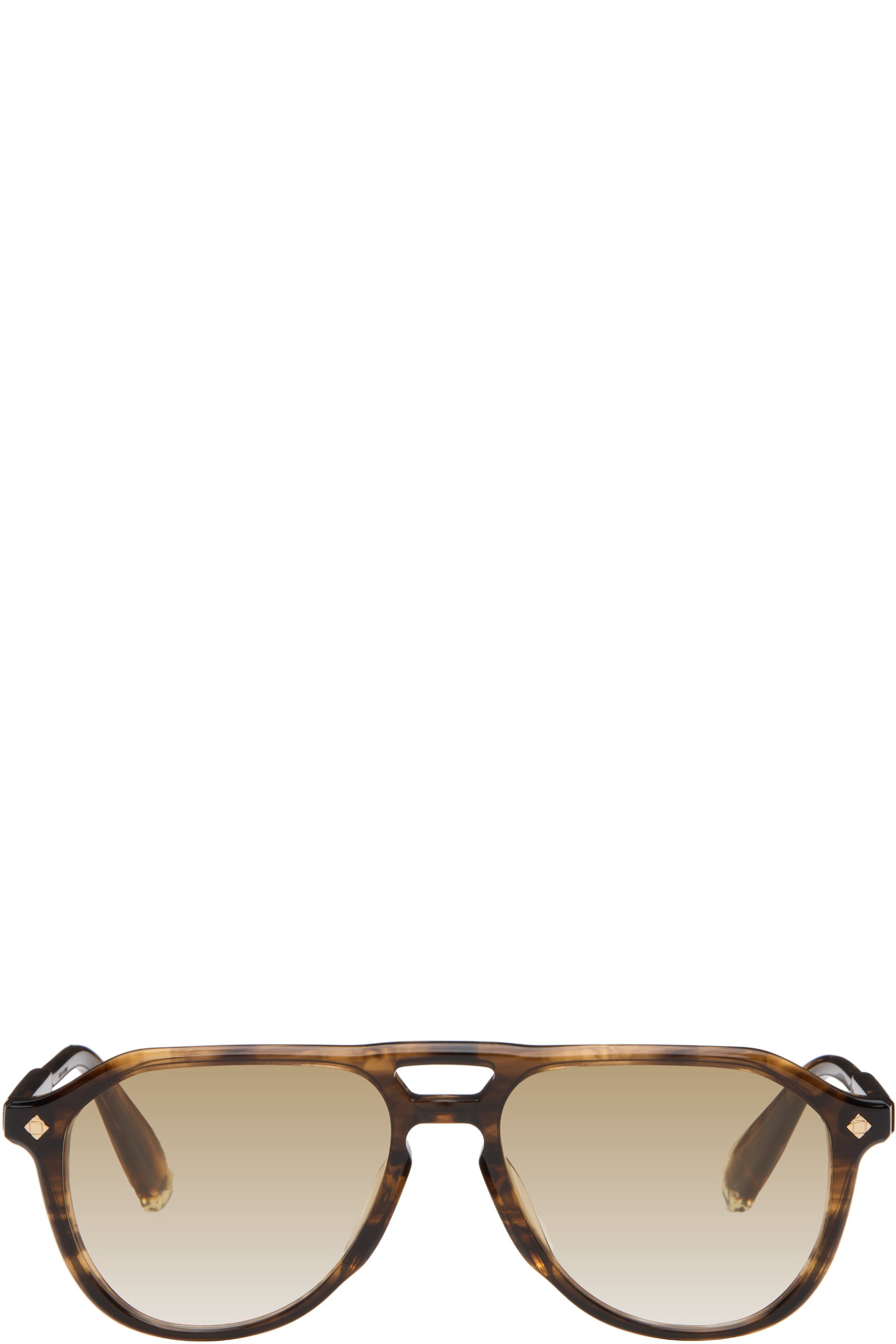 Lunetterie Générale - Brown 'Gran Turismo' Sunglasses