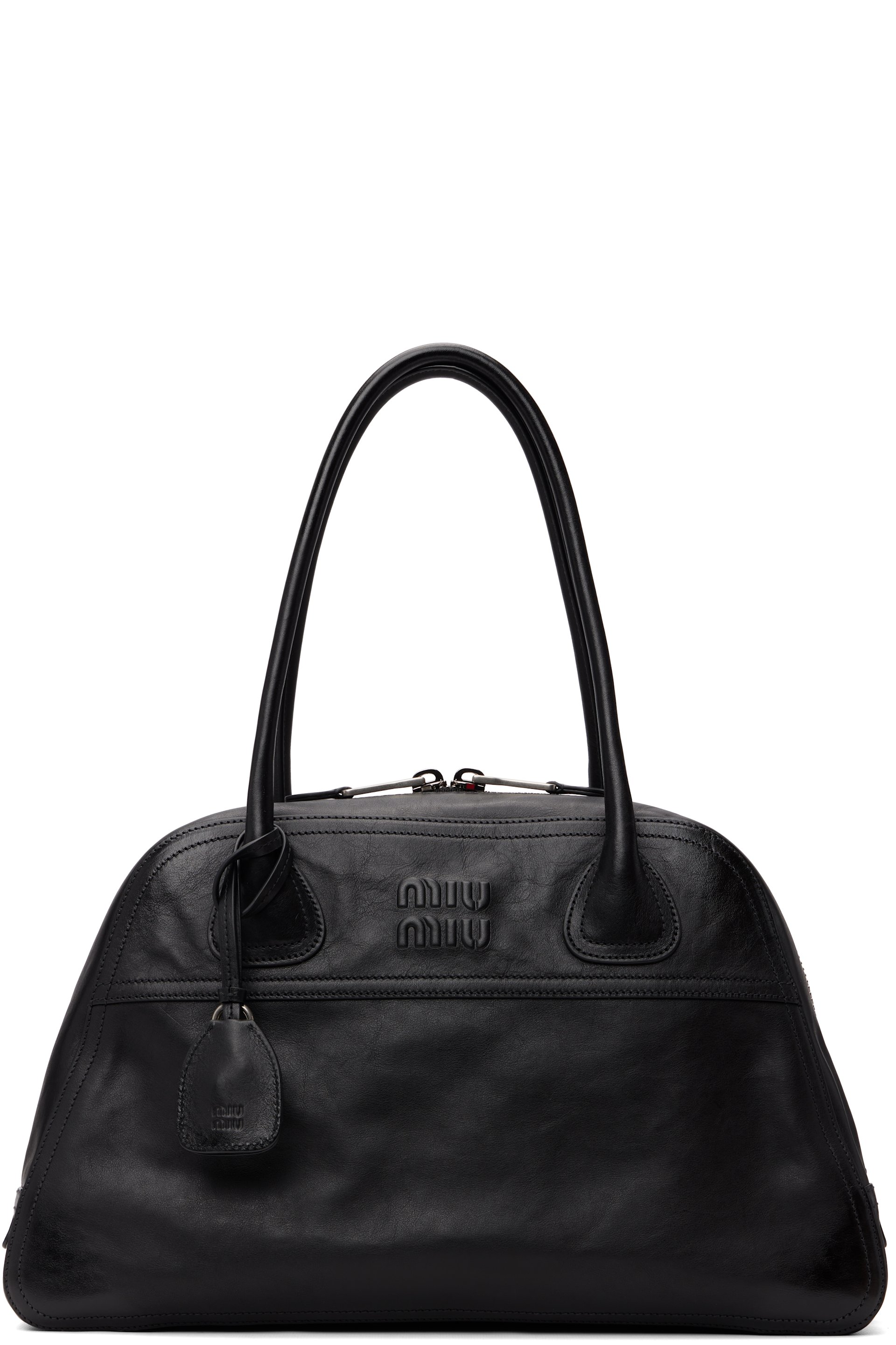 Miu Miu - Sac Vivant noir en cuir