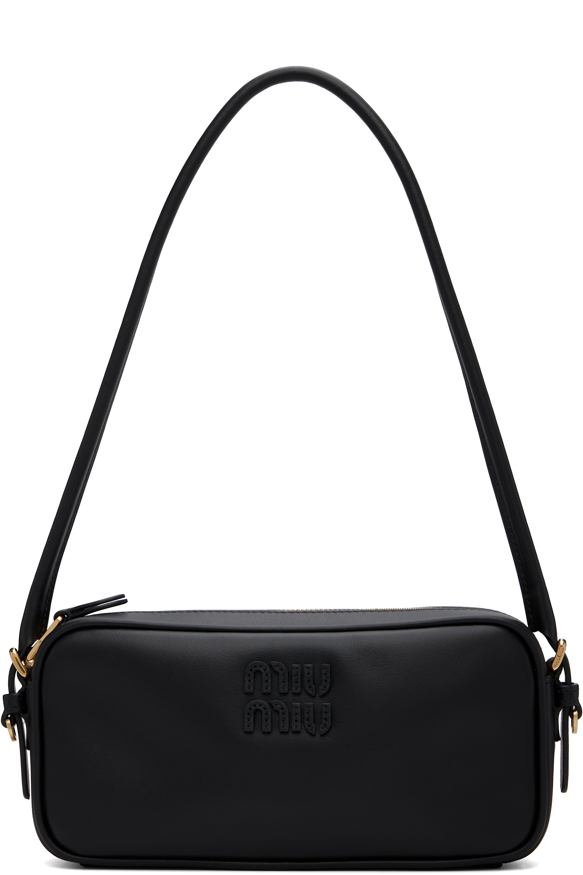 Miu Miu - Black Leather Shoulder Bag