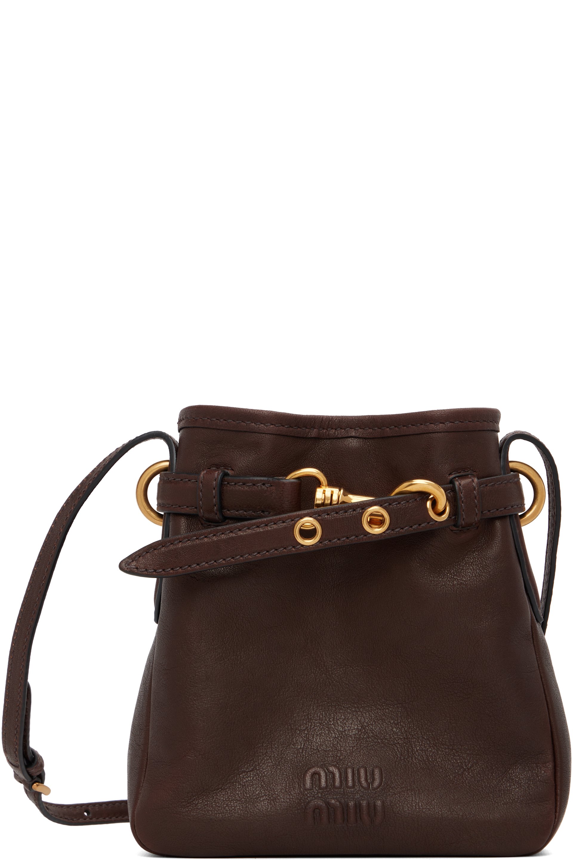 Miu Miu - Brown Contenitori Bucket Bag