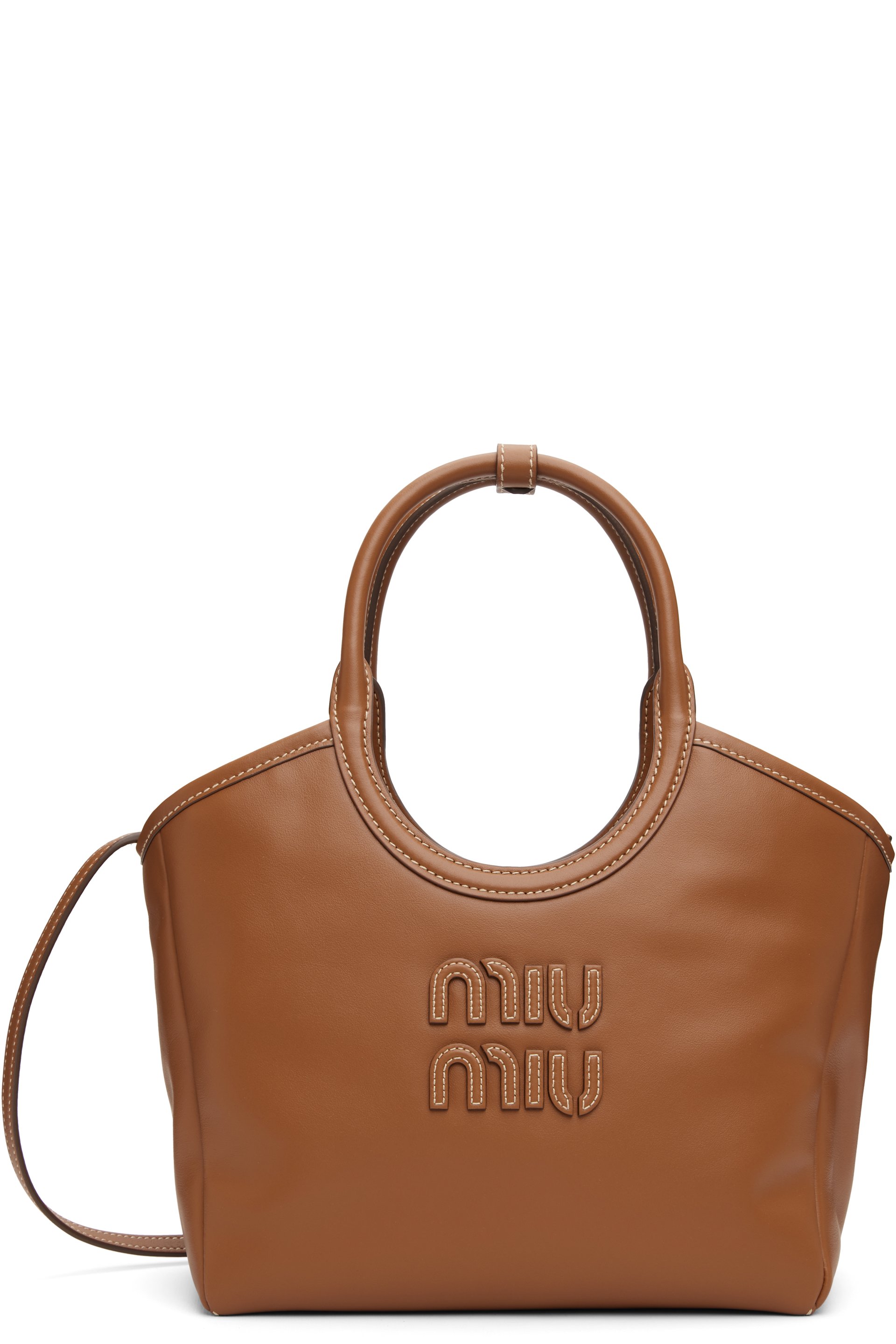 Miu Miu - Tan Ivy Shoulder Bag