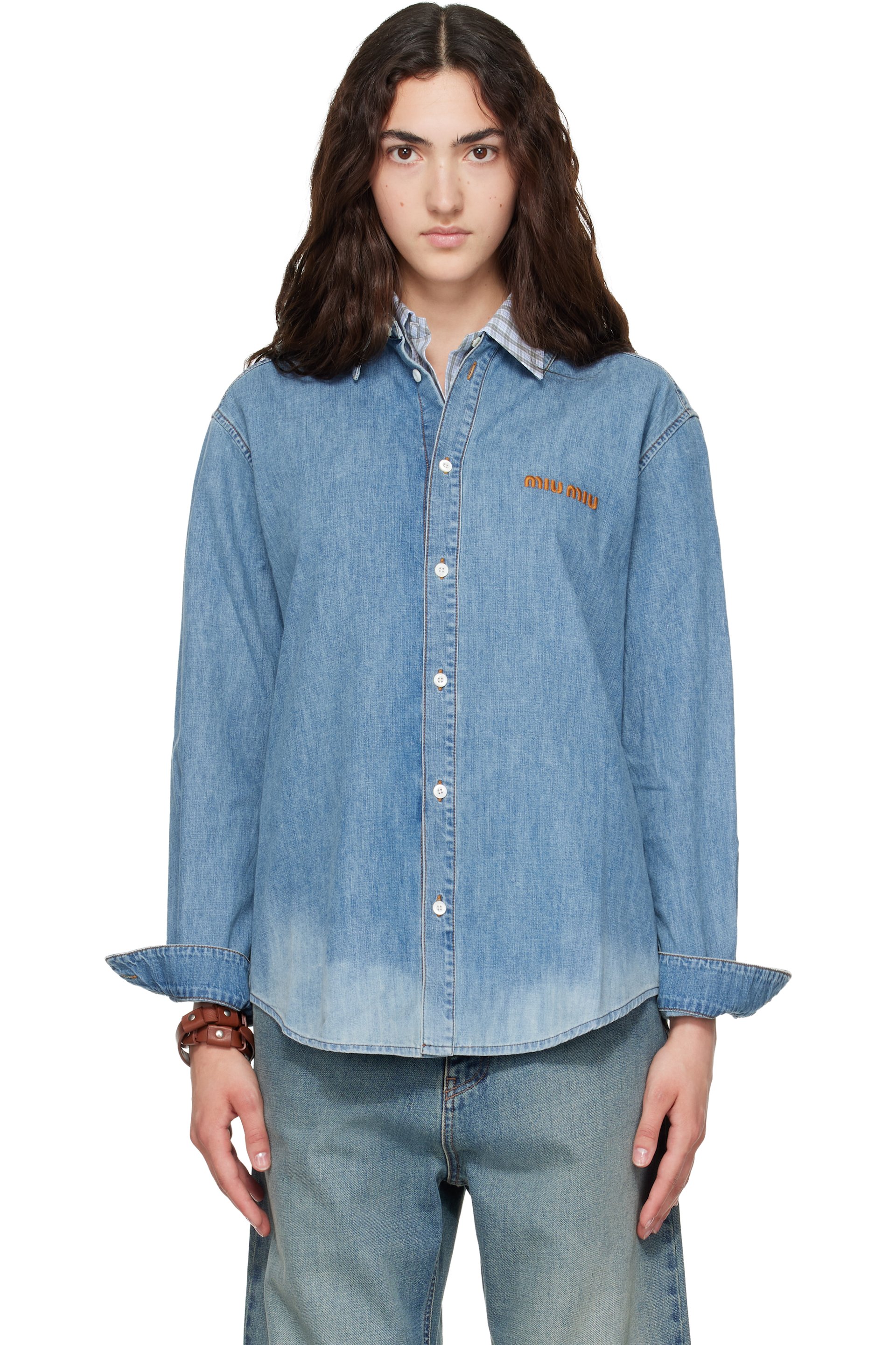 Miu Miu - Blue Chambray Shirt