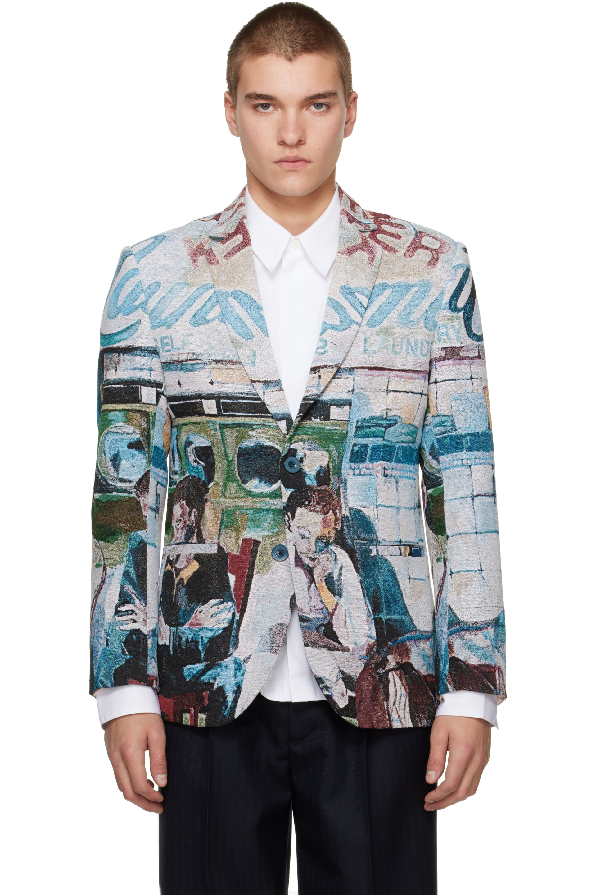 KidSuper - Multicolor 'Sunday Mornings' Jacquard Jacket