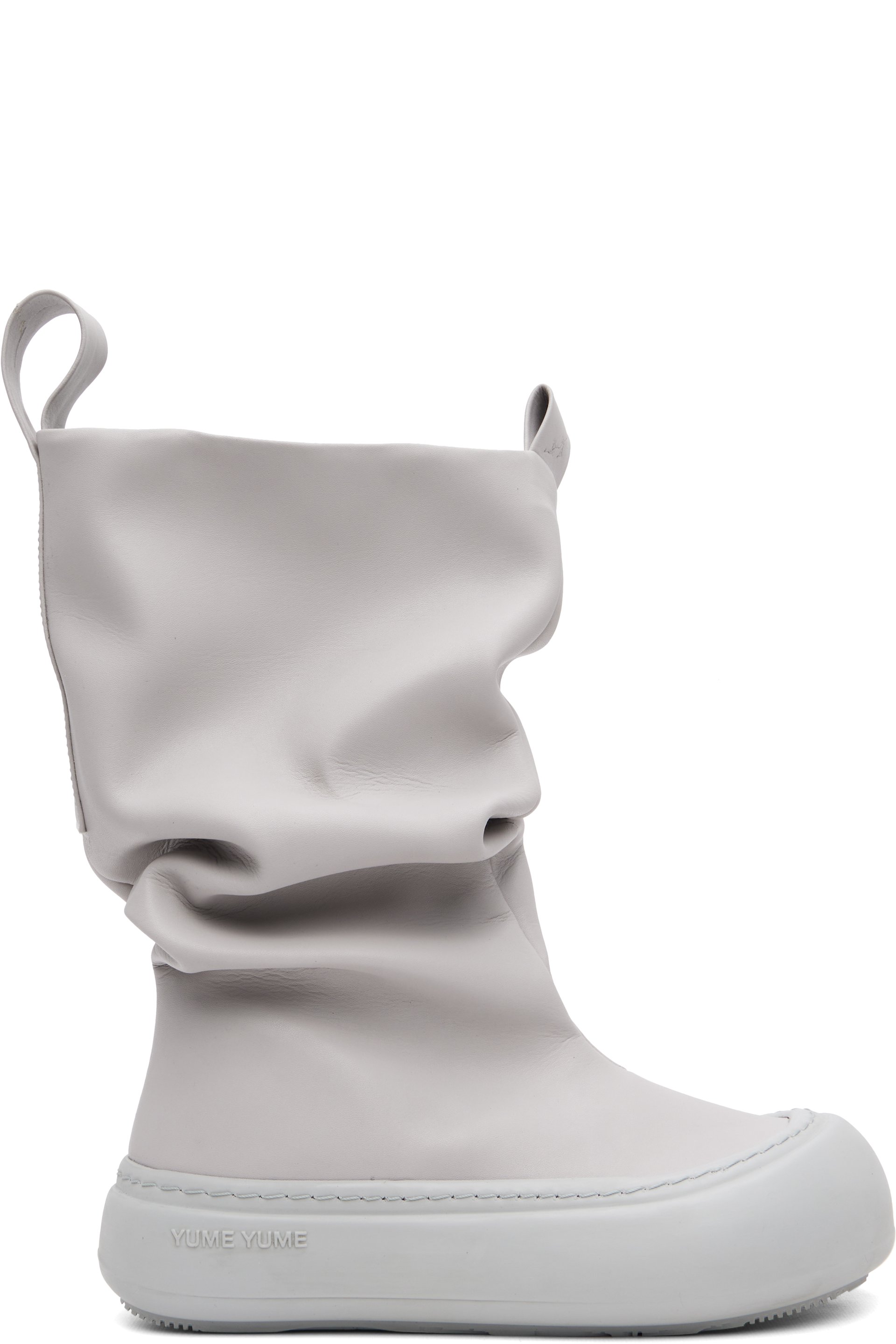 YUME YUME - SSENSE Exclusive Gray Low Fisherman Boots