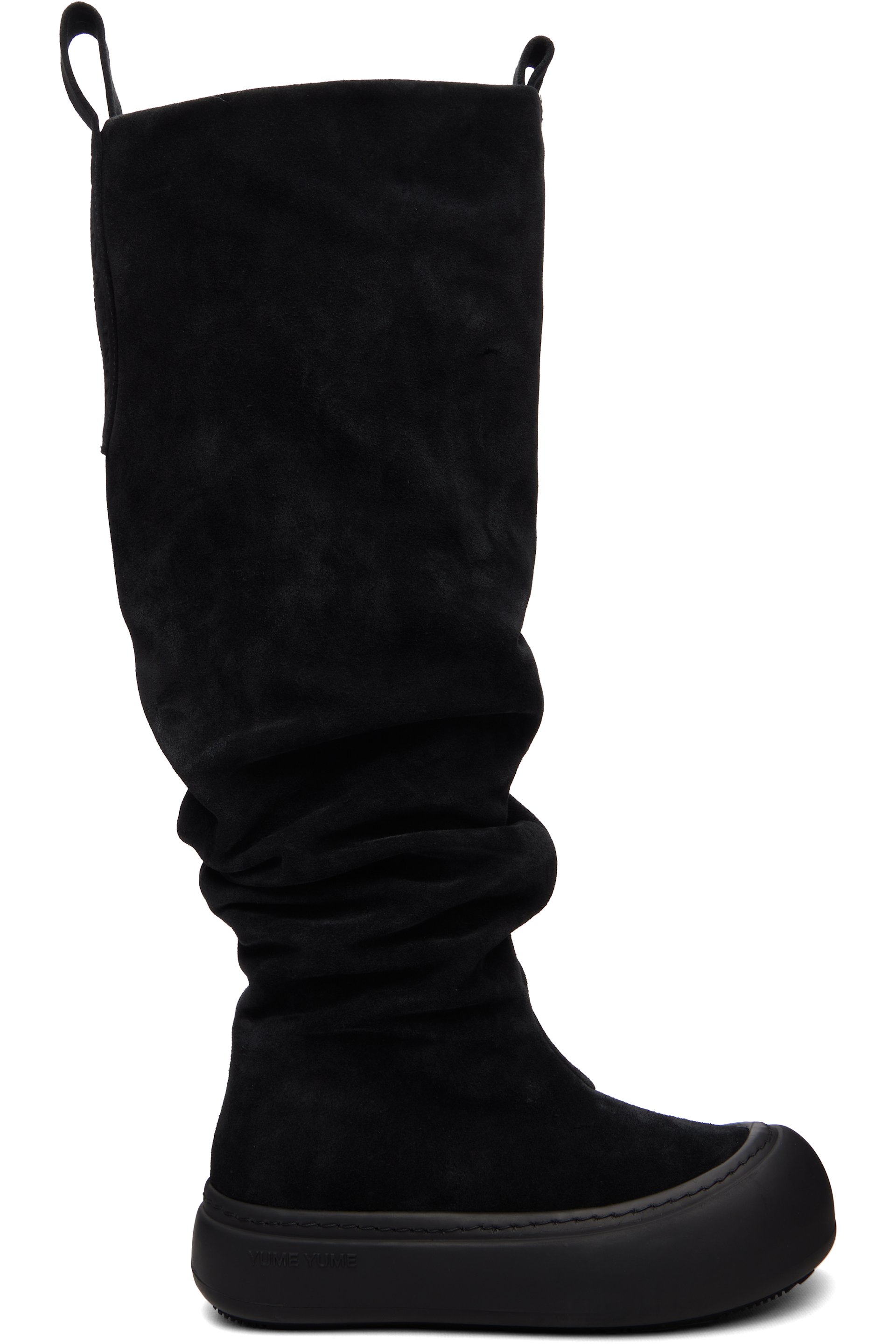 YUME YUME - SSENSE Exclusive Black Fisherman Tall Boots