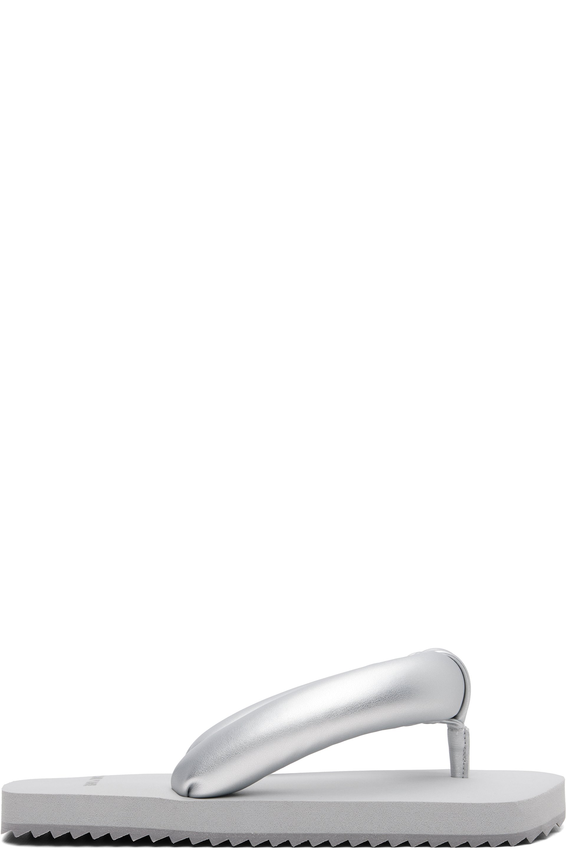 YUME YUME - SSENSE Exclusive Silver Suki Flip-Flops