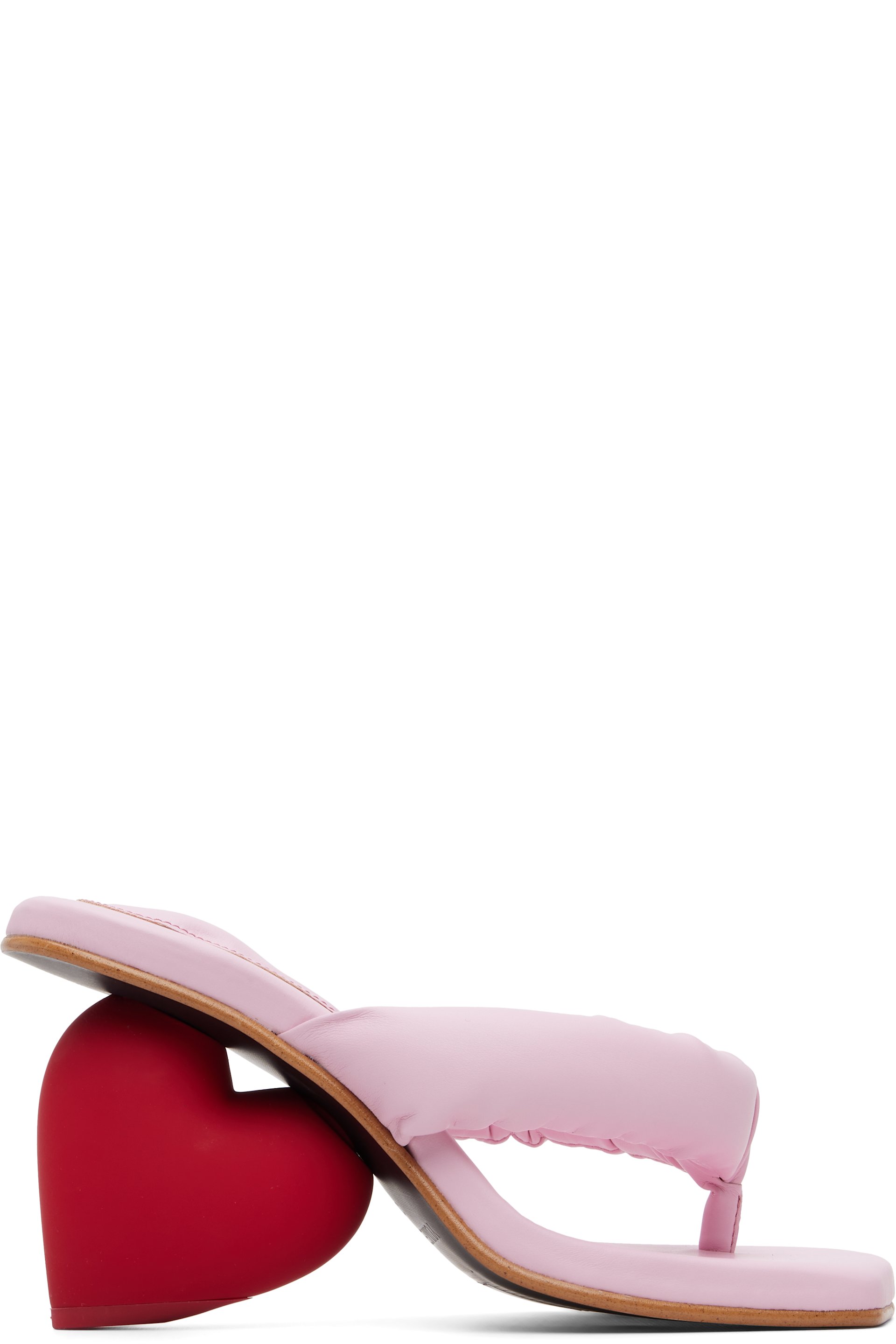 YUME YUME - Pink Love Mule Heeled Sandals