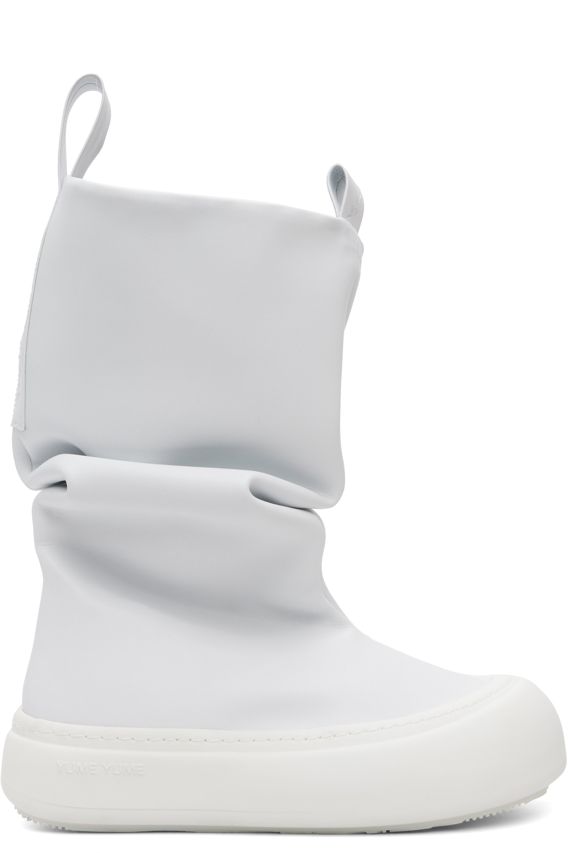 YUME YUME - SSENSE Exclusive Off-White Low Fisherman Chelsea Boots