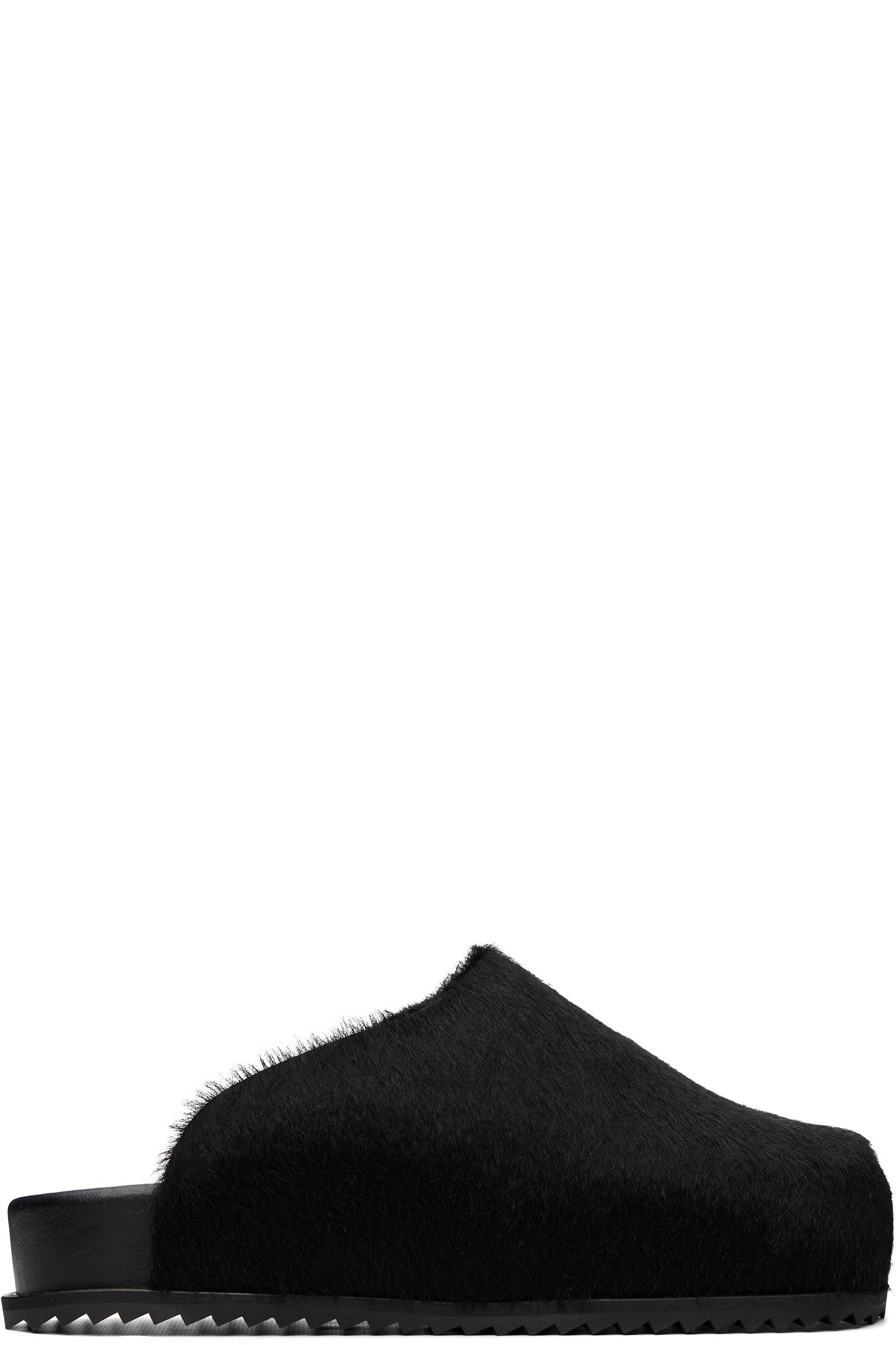 YUME YUME - SSENSE Exclusive Black Truck Slide Slip-on Loafers