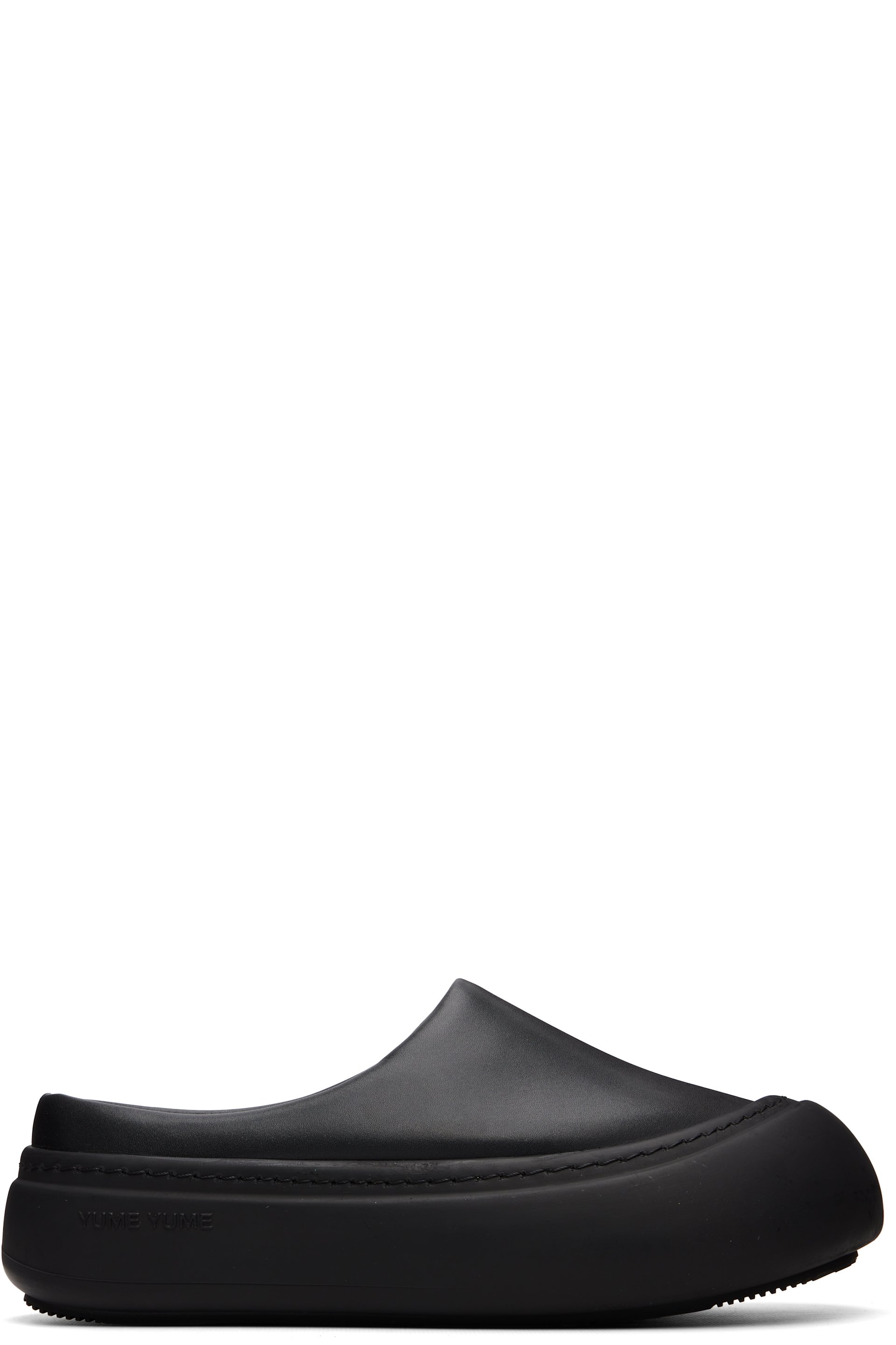 YUME YUME - SSENSE Exclusive Black Goofy Slider Sneakers