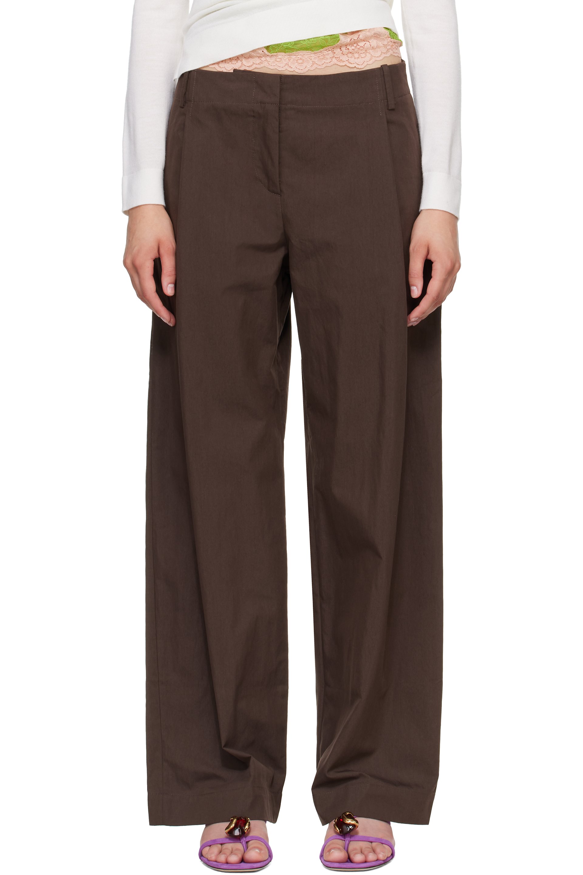Belle Anna - Brown Bolinas Trousers