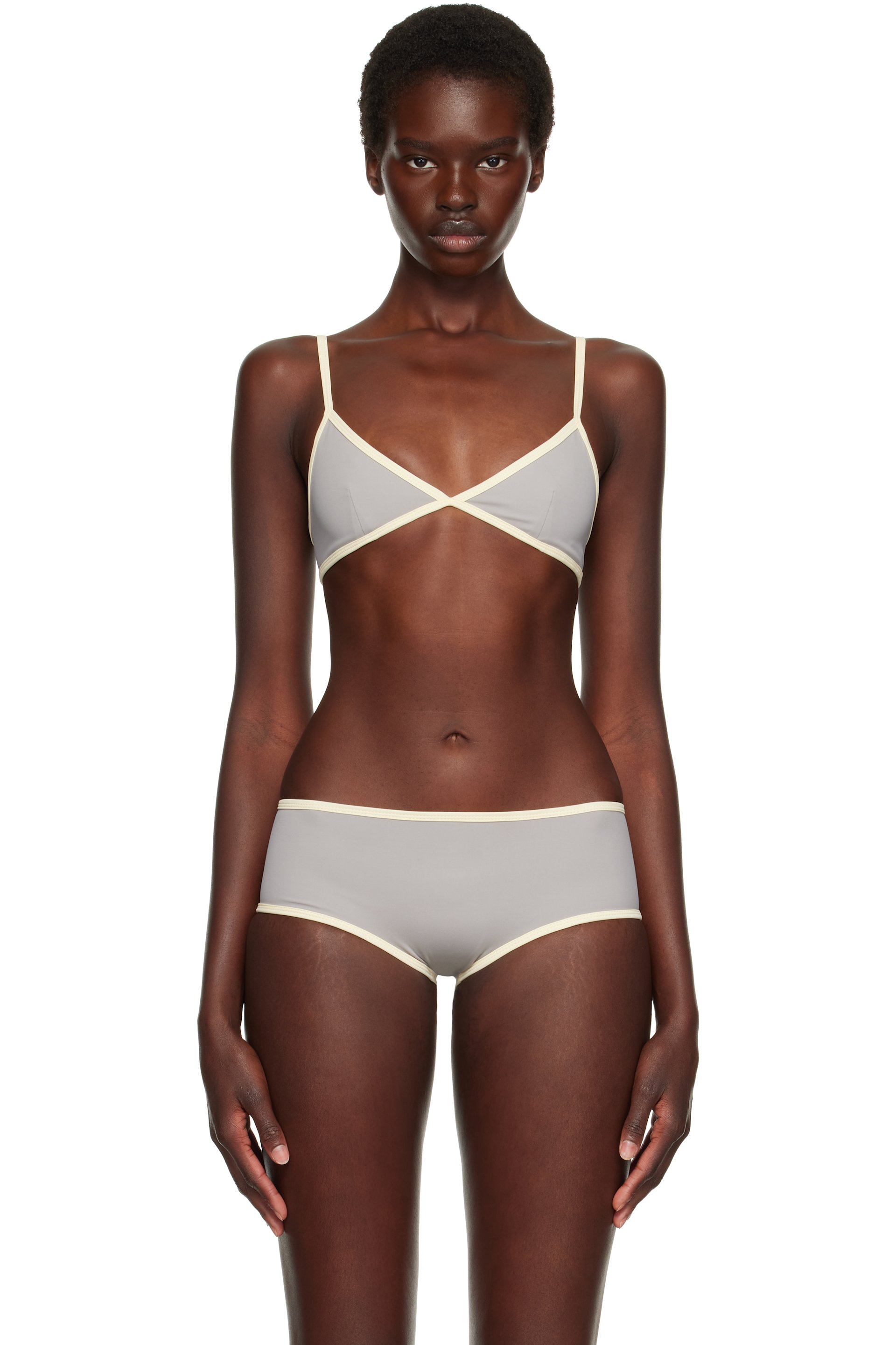 Belle Anna - Gray Ophelia Bikini Top