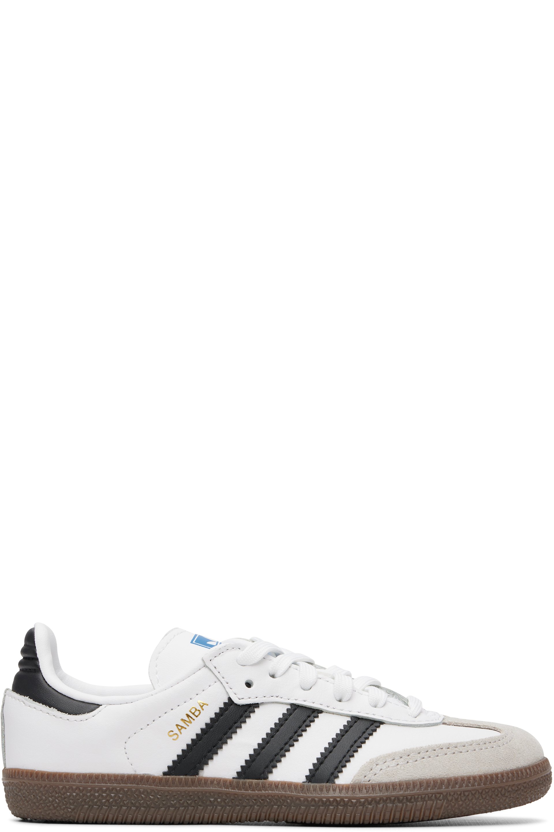 adidas Kids - Little Kids White Samba OG Sneakers