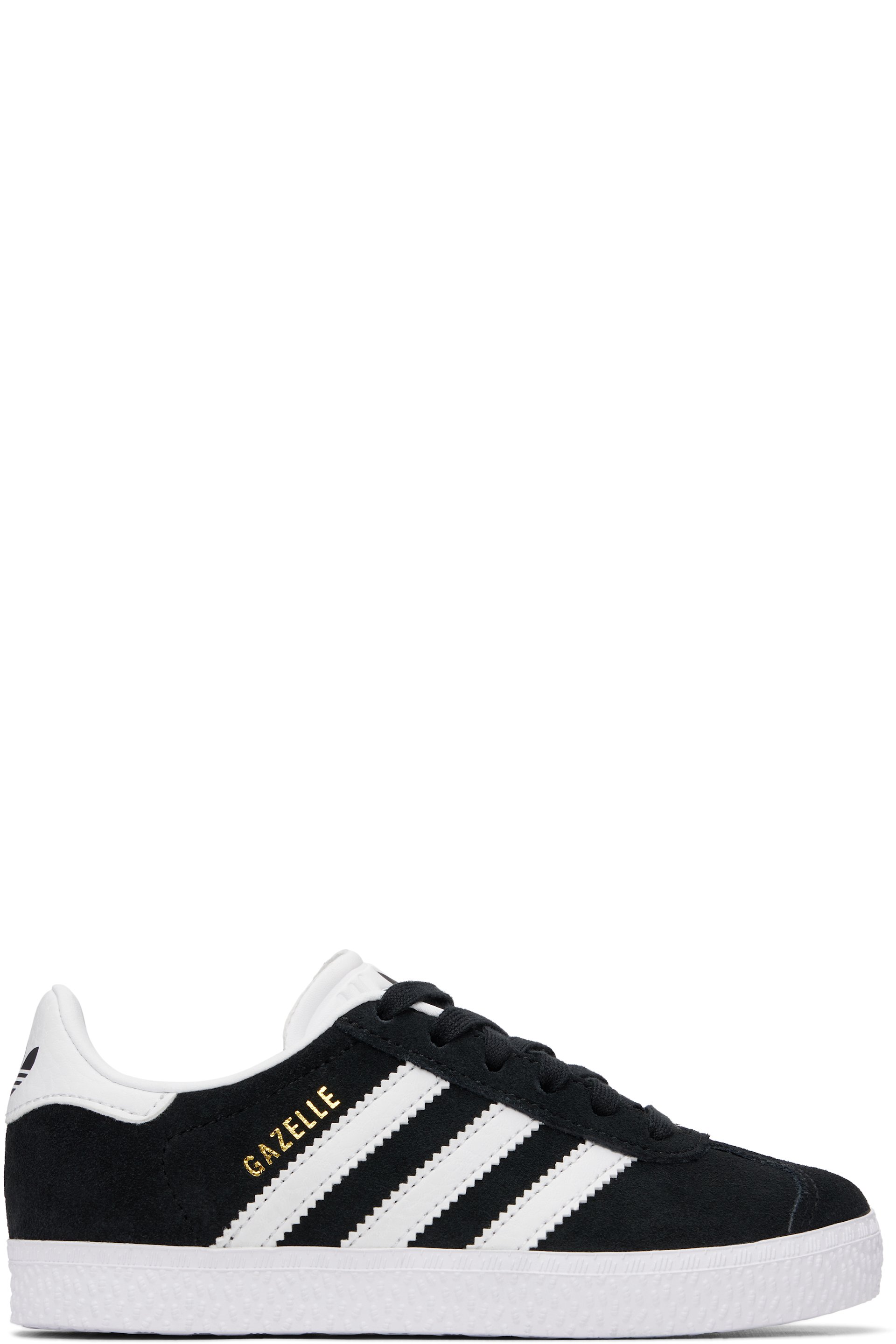 adidas Kids - 黑色 Gazelle 儿童运动鞋