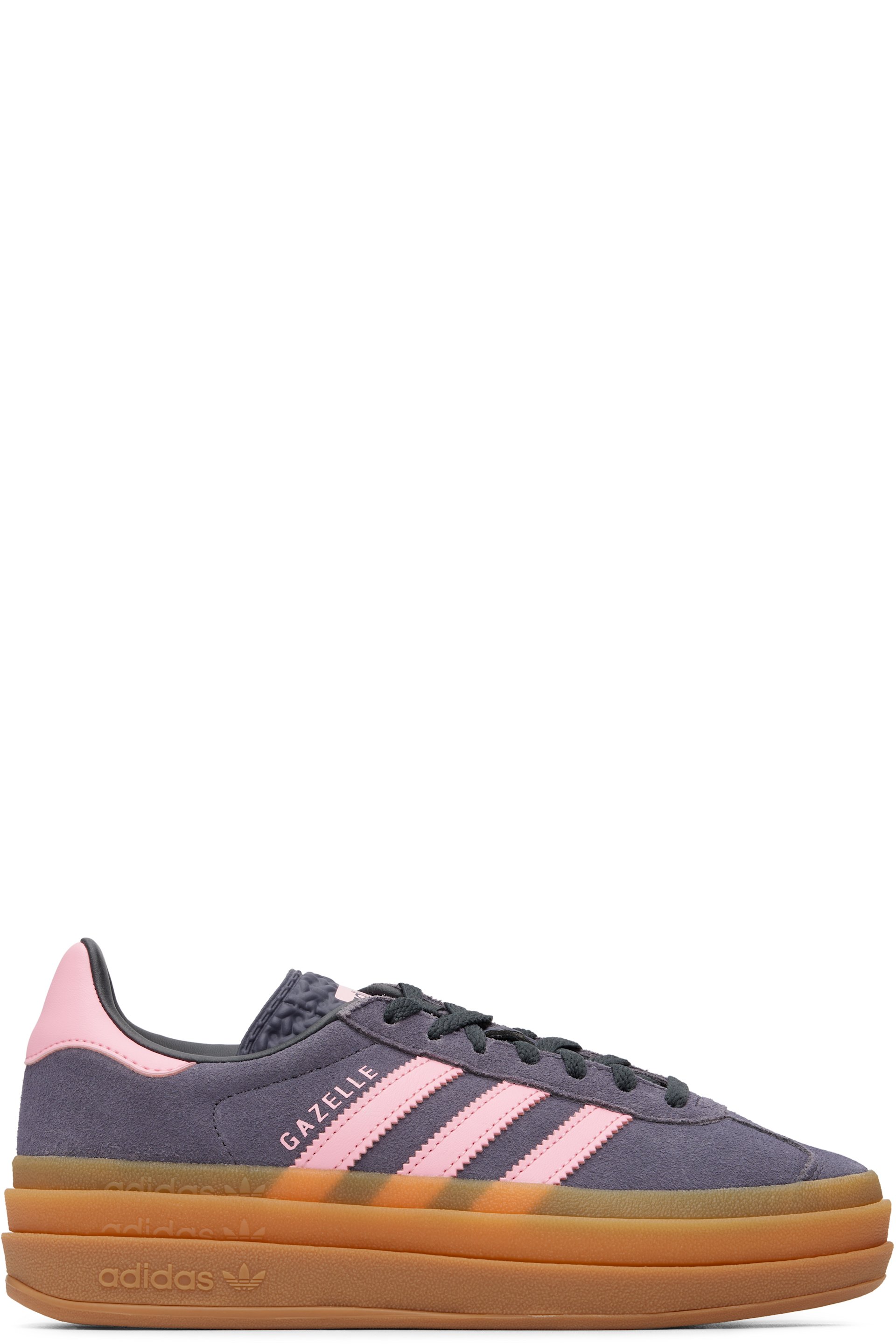 adidas Kids - Big Kids Gray Gazelle Bold Sneakers