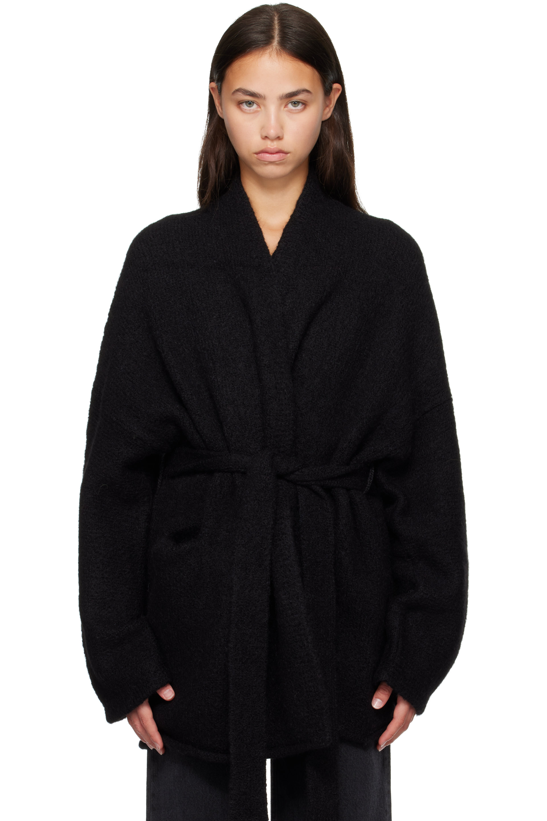 Lauren Manoogian - Cardigan Coto noir