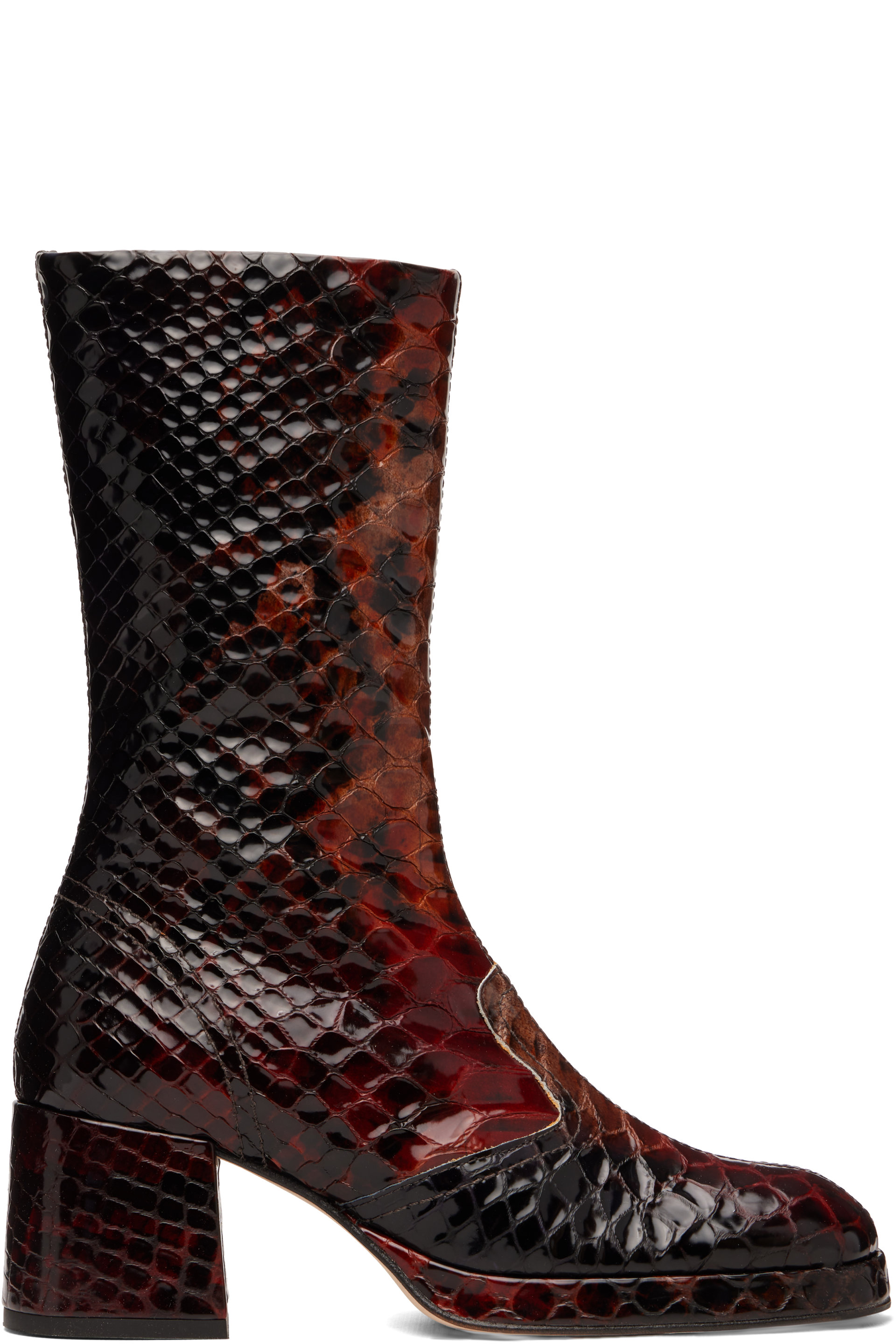 Miista - Bottes Cass brunes