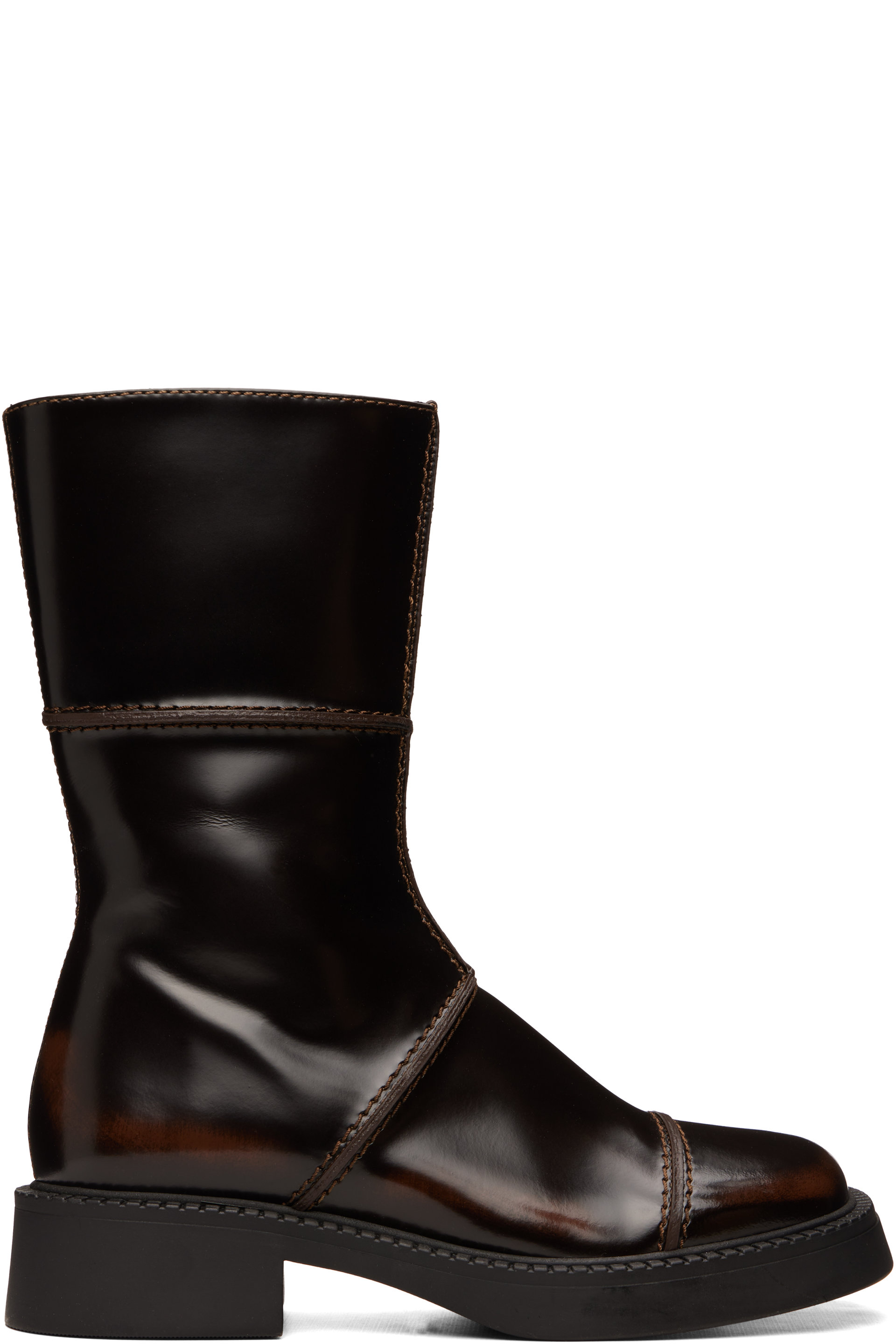 Miista - Brown Dahlia Boots