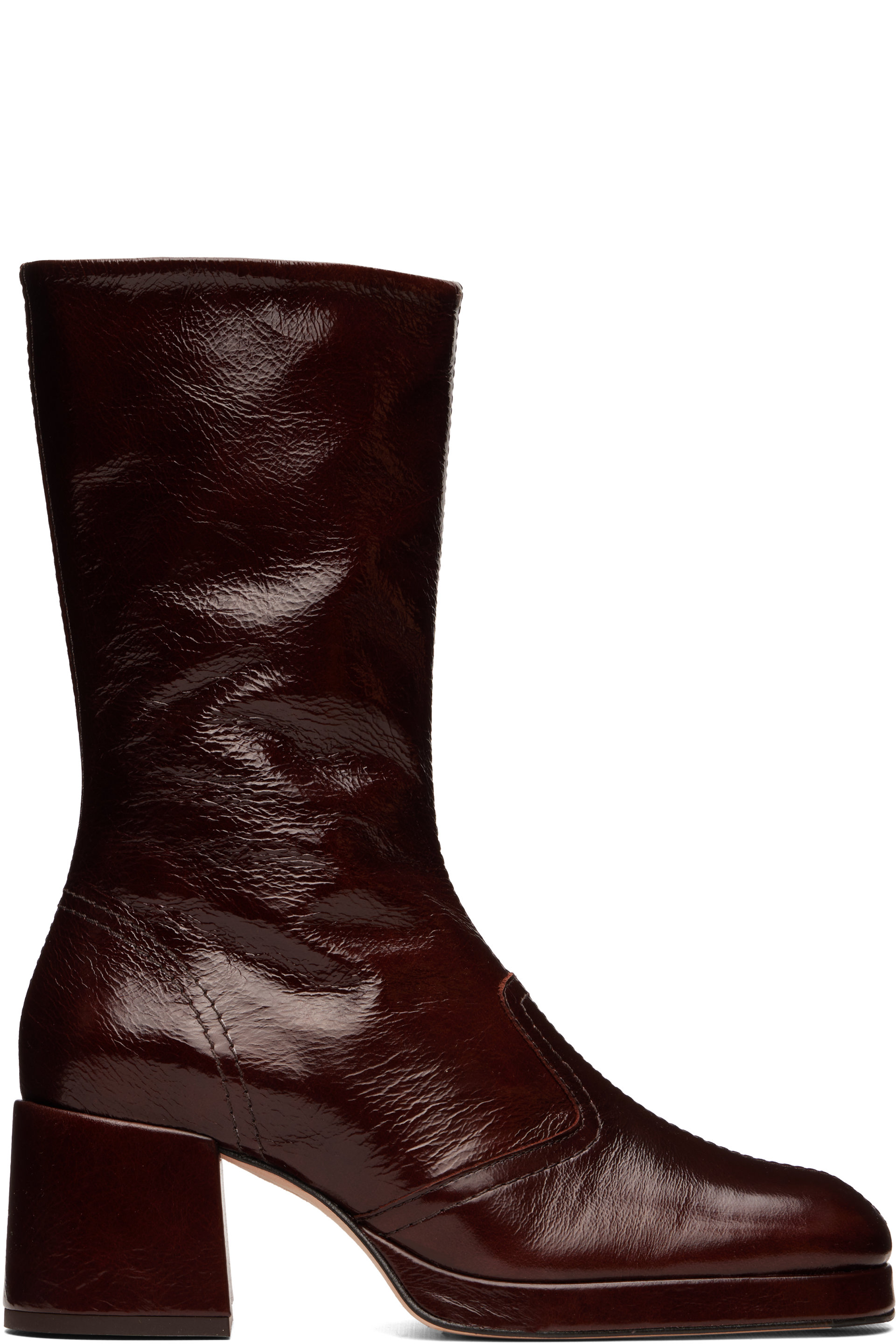 Miista - Bottes Cass brunes