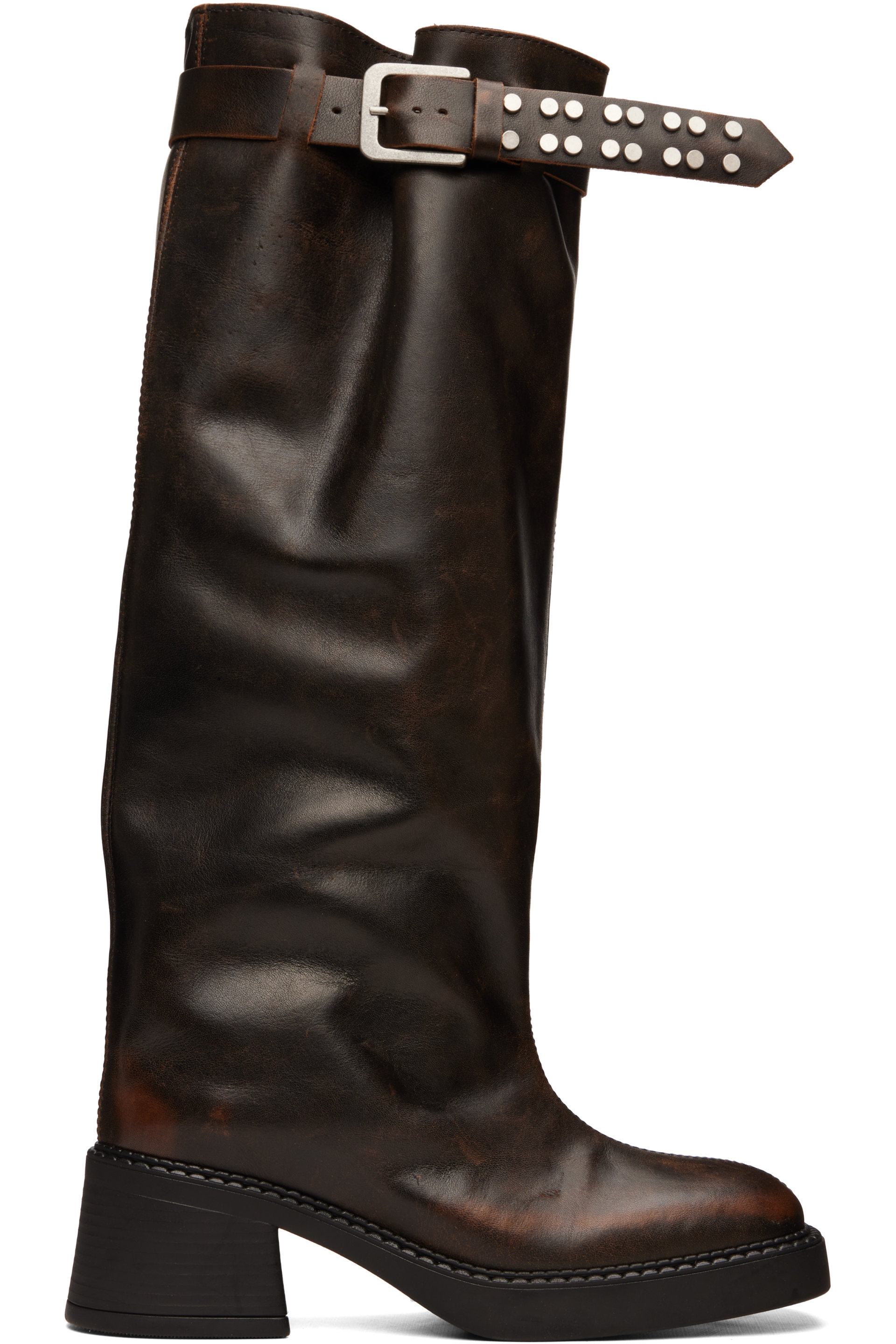 Miista - Brown Kristel Tall Boots