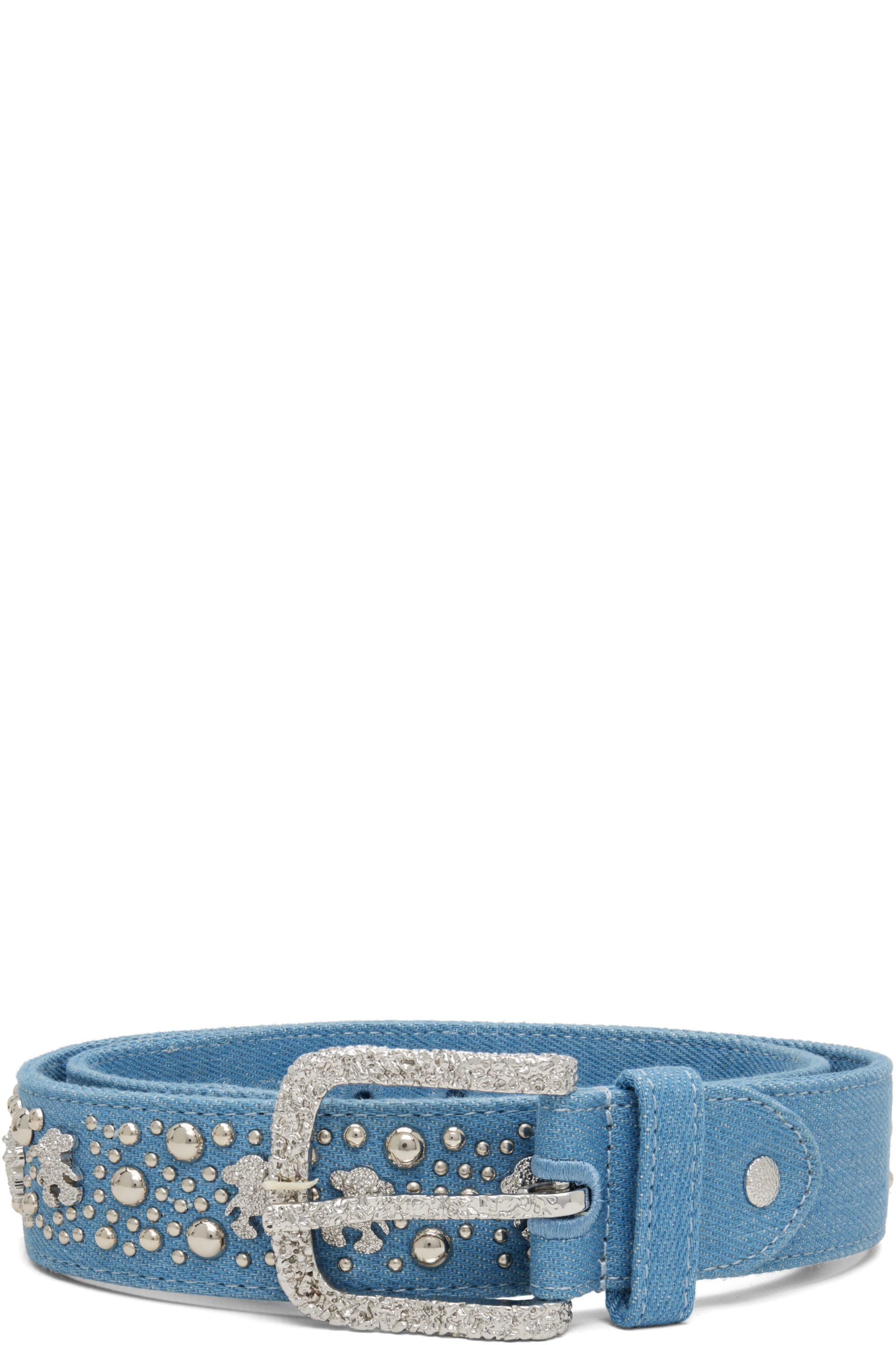 Veneda Carter - Blue Teddy Studded Belt