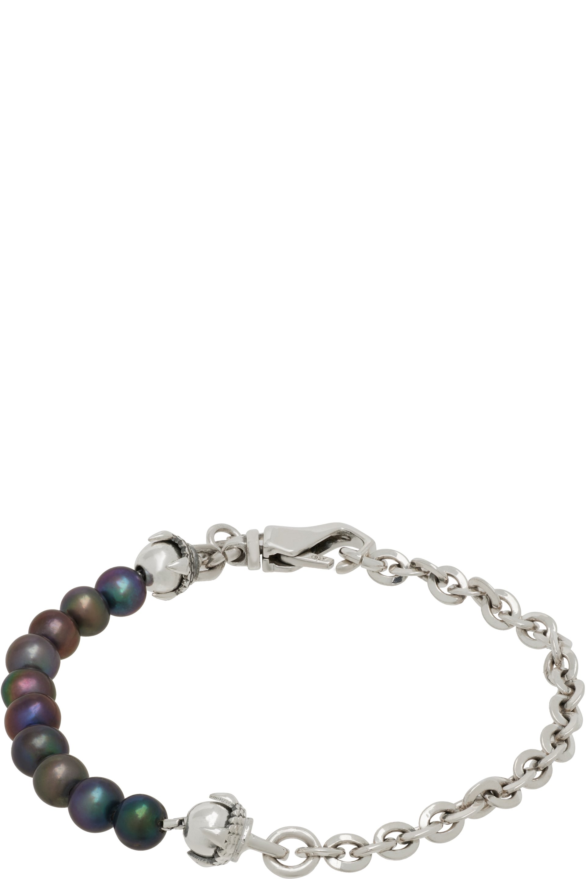 Emanuele Bicocchi - Pearl Half-Chain Bracelet