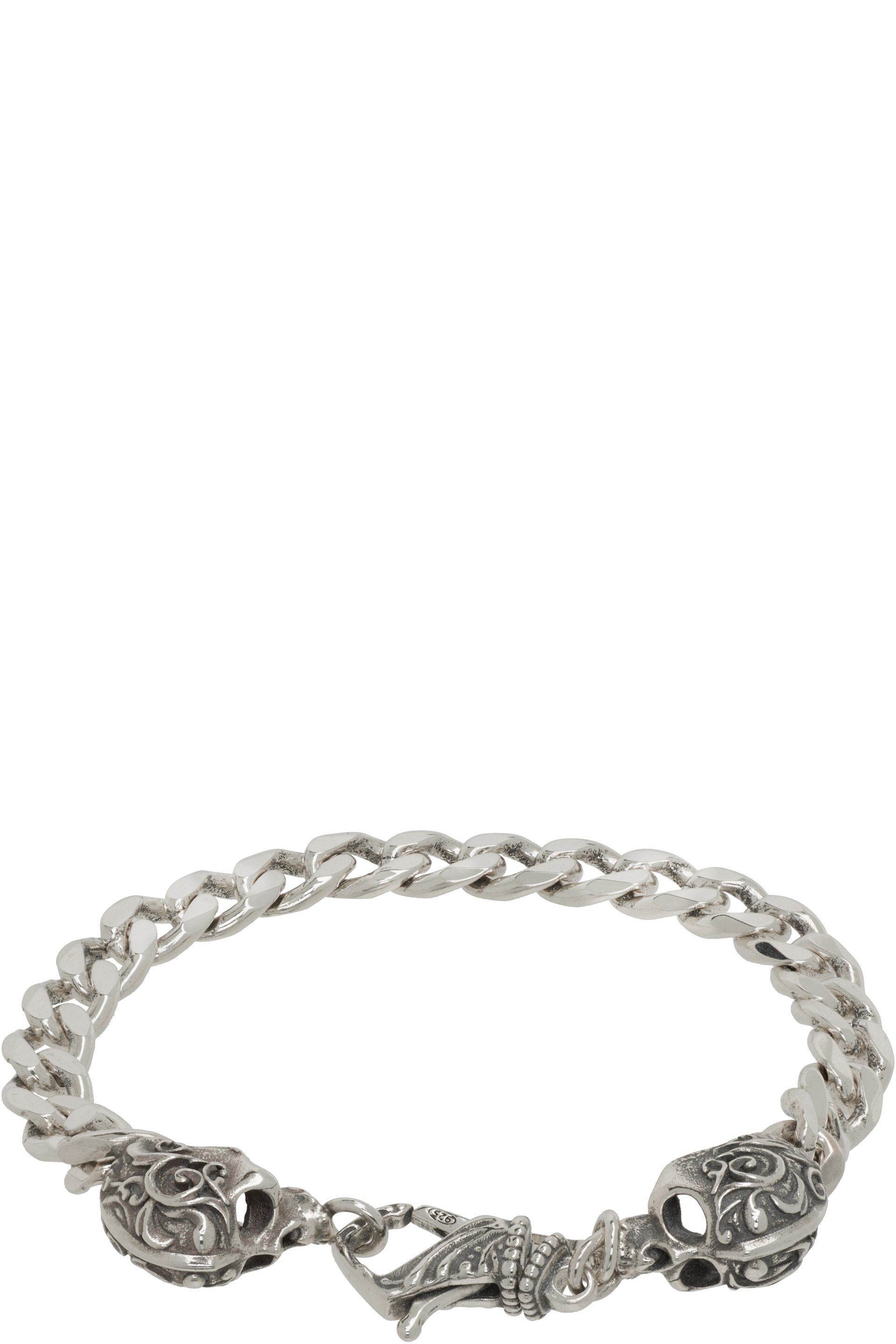 Emanuele Bicocchi - Small Chain Skull Bracelet