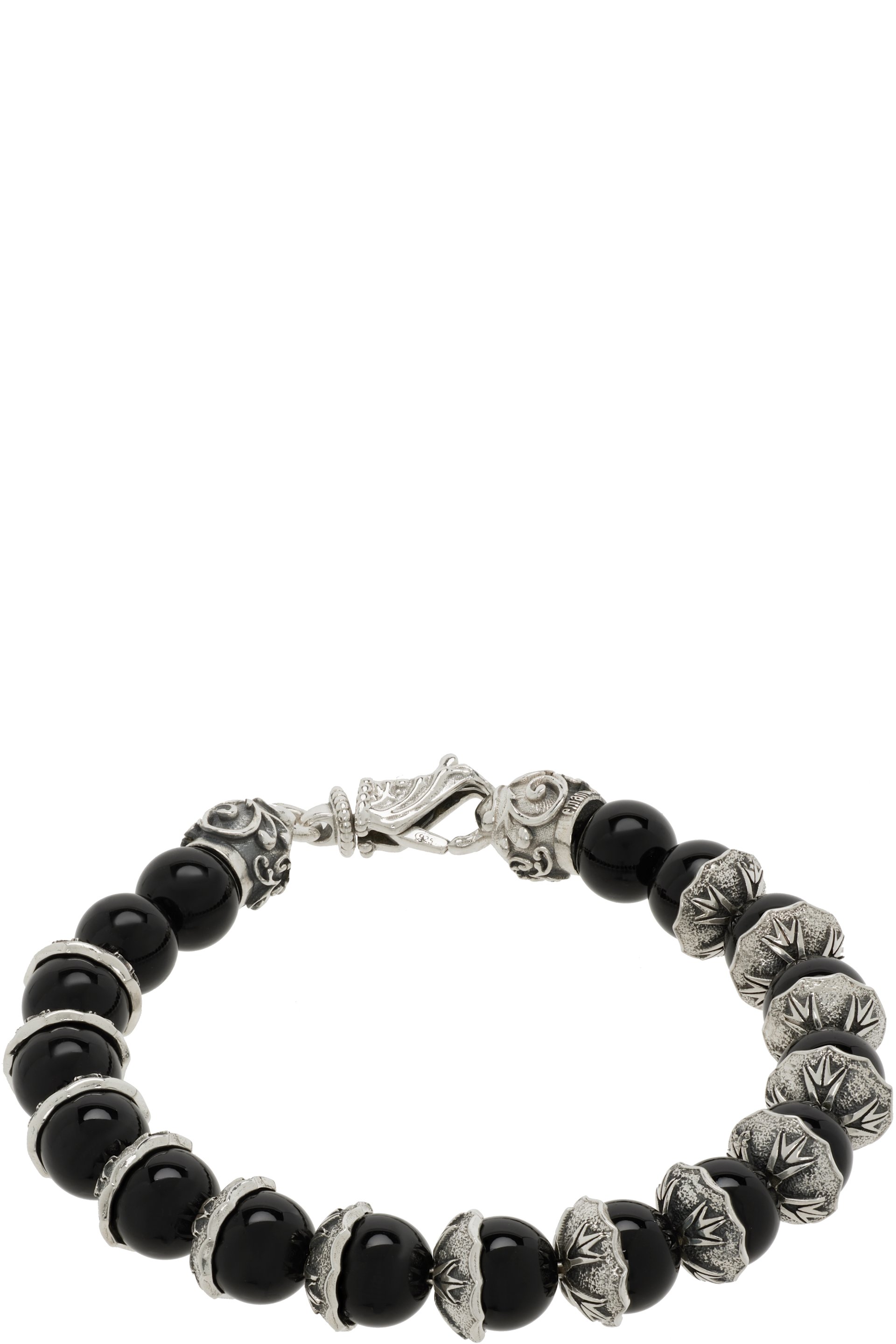 Emanuele Bicocchi - Beaded Logo Bracelet