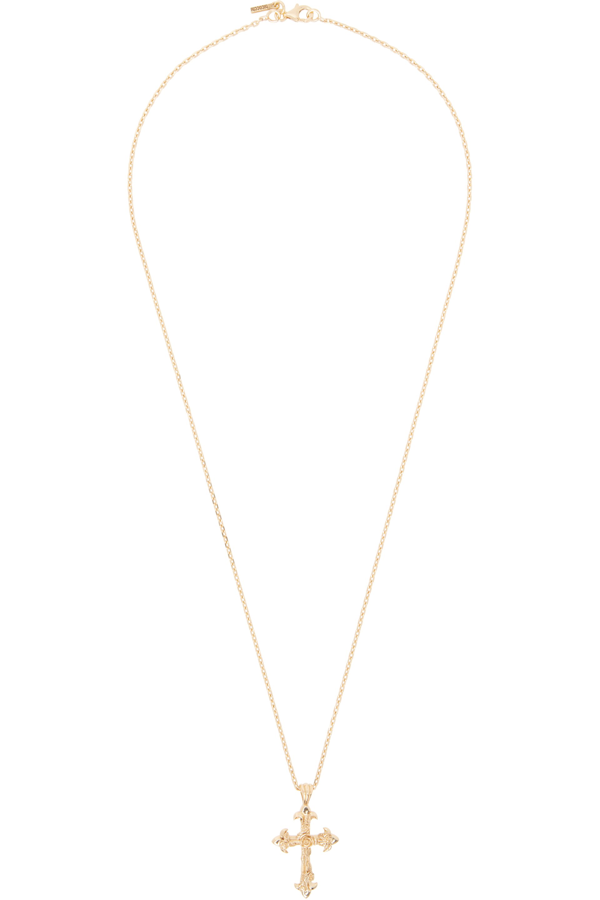 Emanuele Bicocchi - Rose Cross Necklace