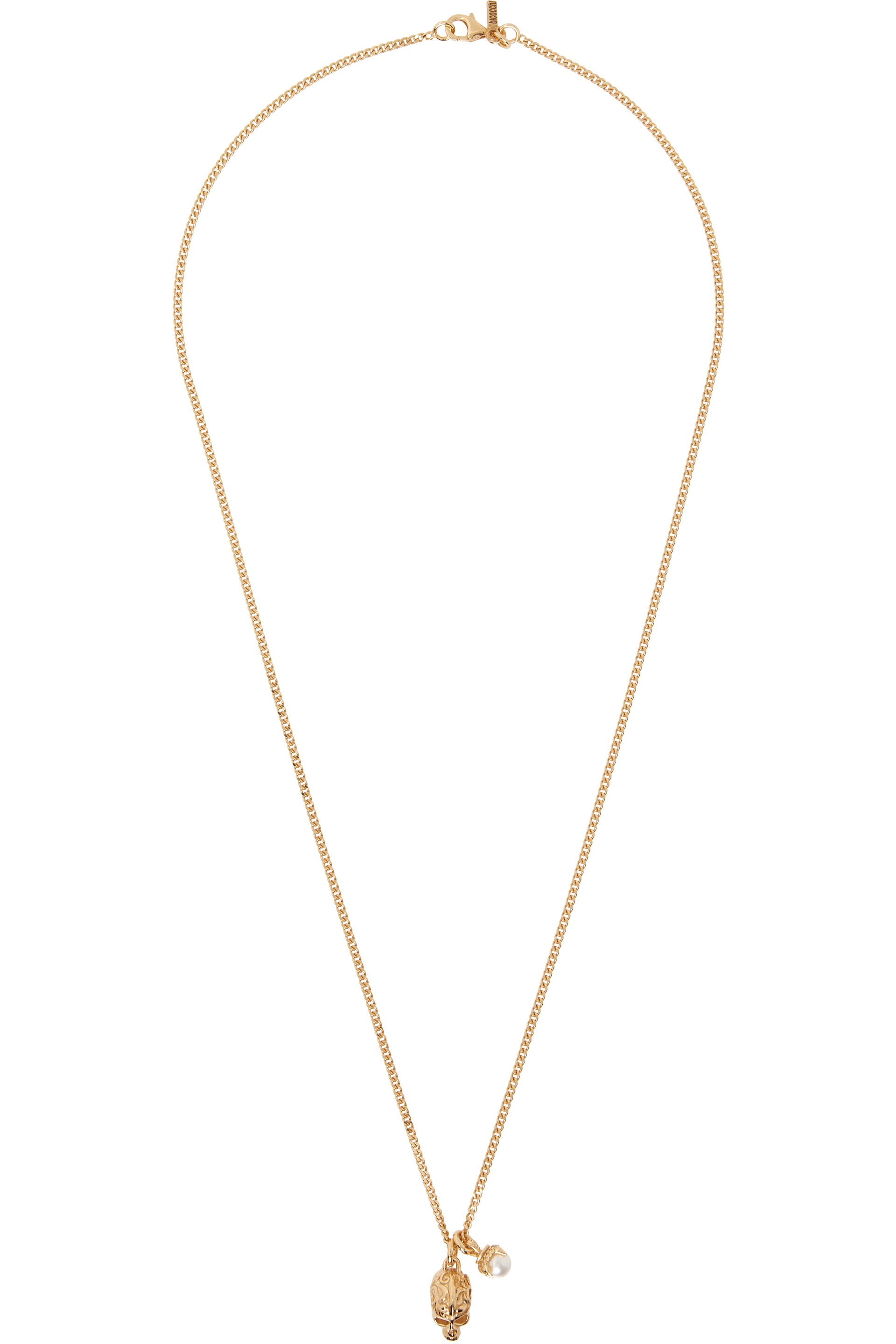 Emanuele Bicocchi - Pearl Skull Necklace