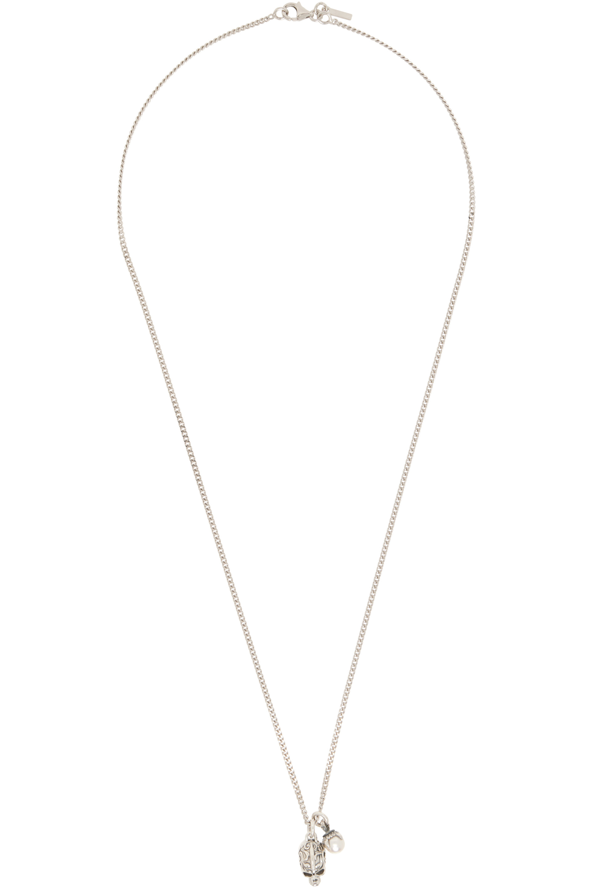 Emanuele Bicocchi - Pearl Skull Necklace
