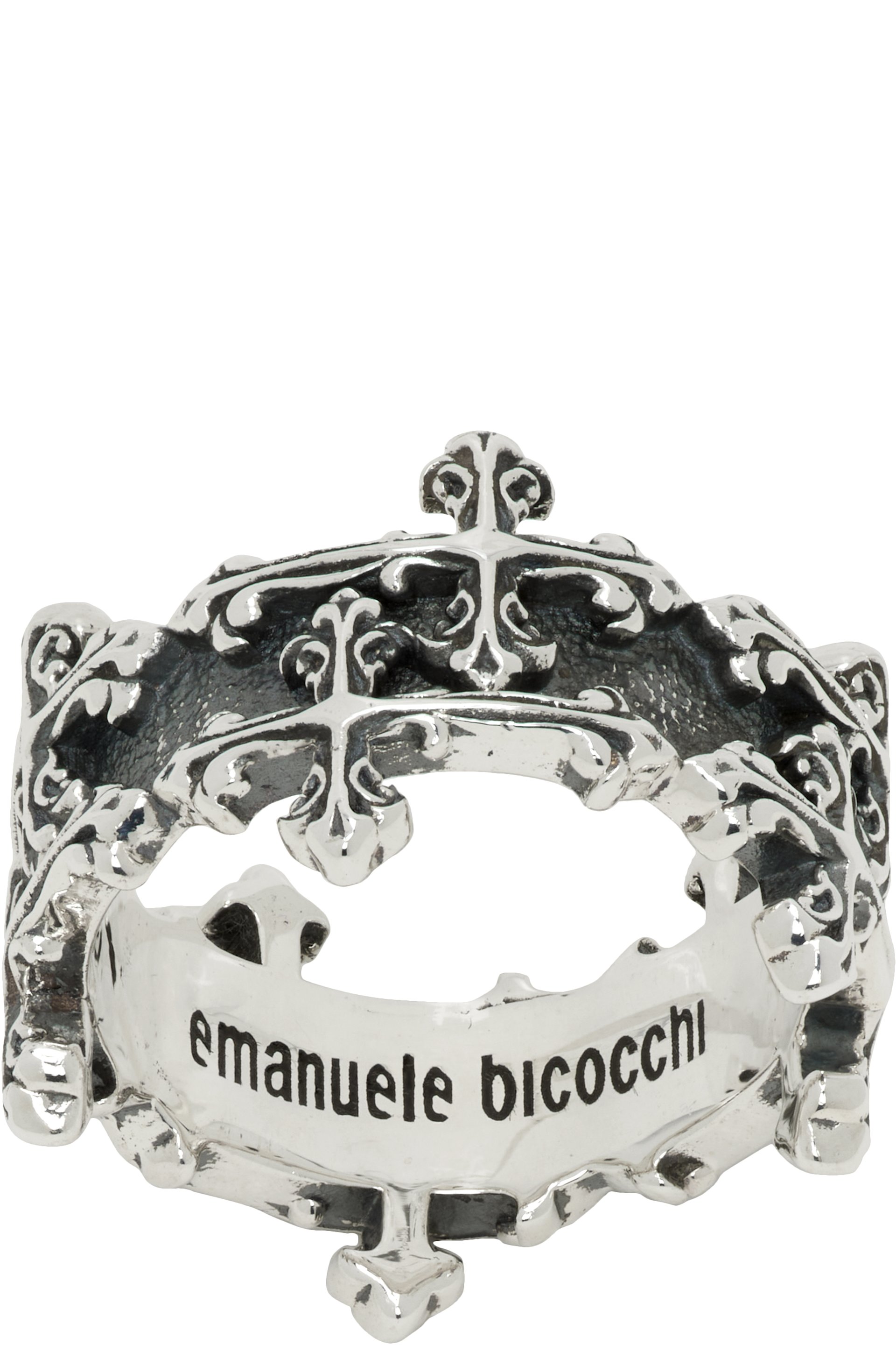 Emanuele Bicocchi - Avelli Cross Double Band Ring