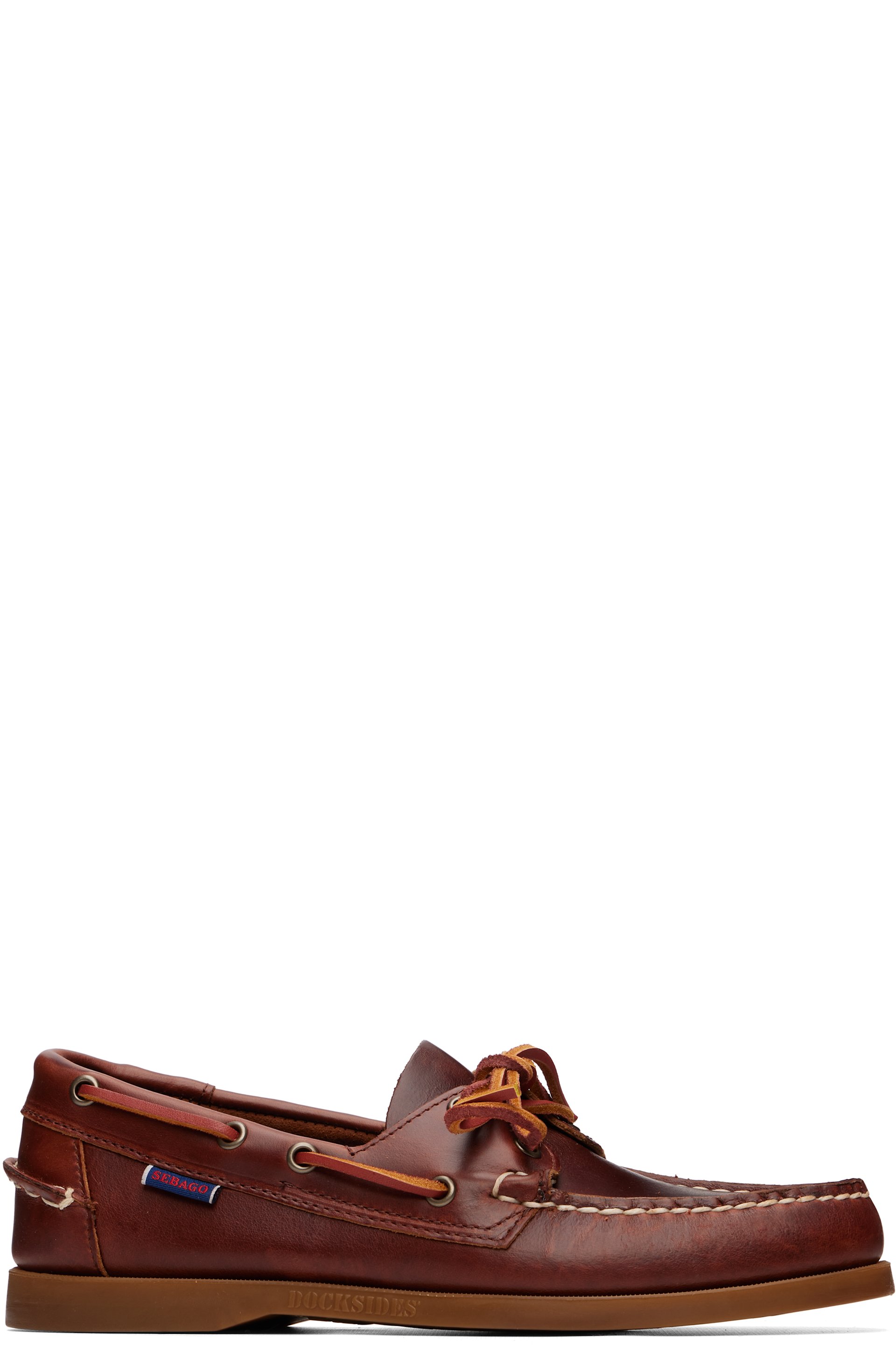 Sebago - Brown Docksides Portland Waxed Boat Shoes