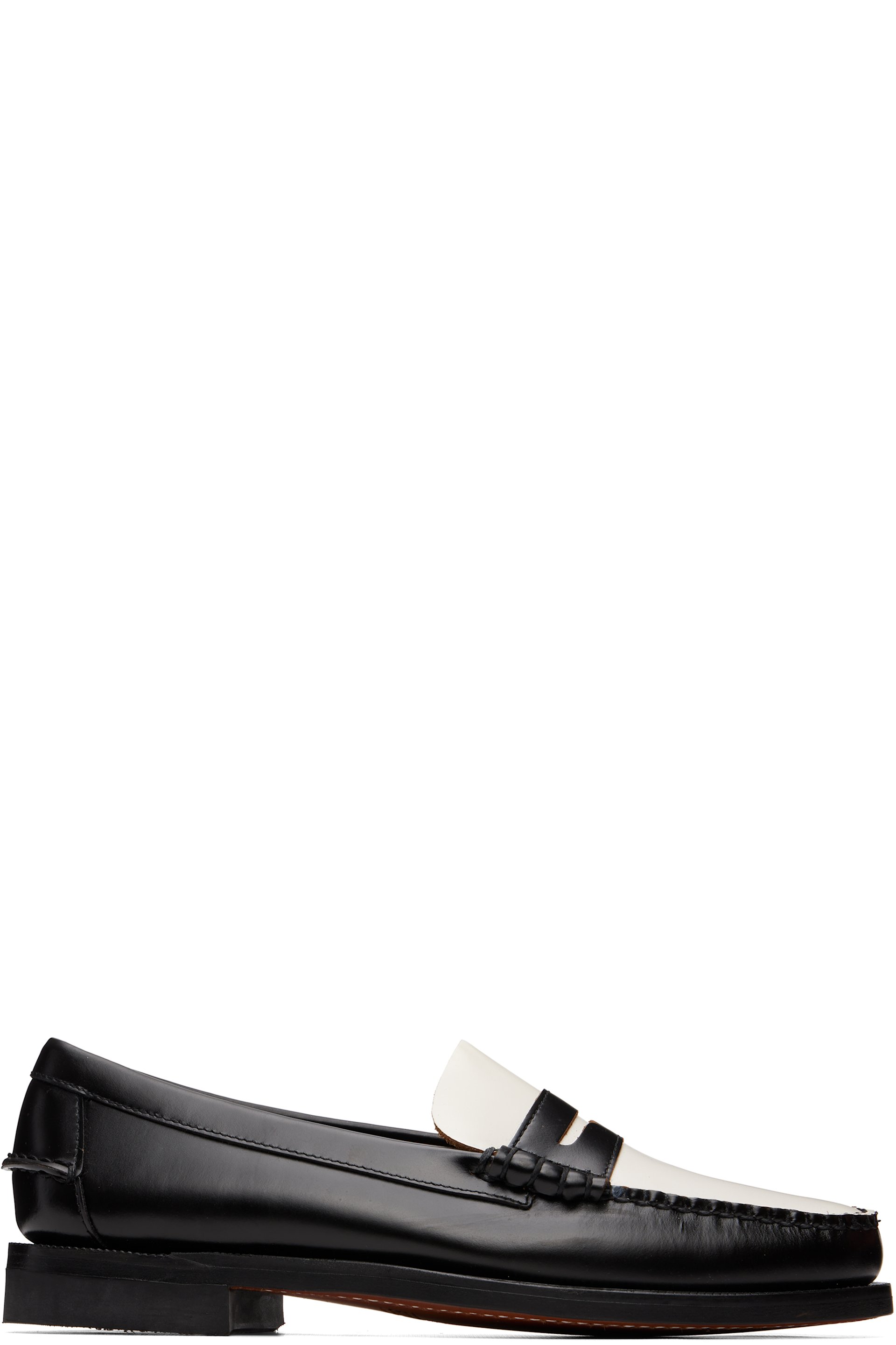 Sebago - Black & White Classic Dan Loafers