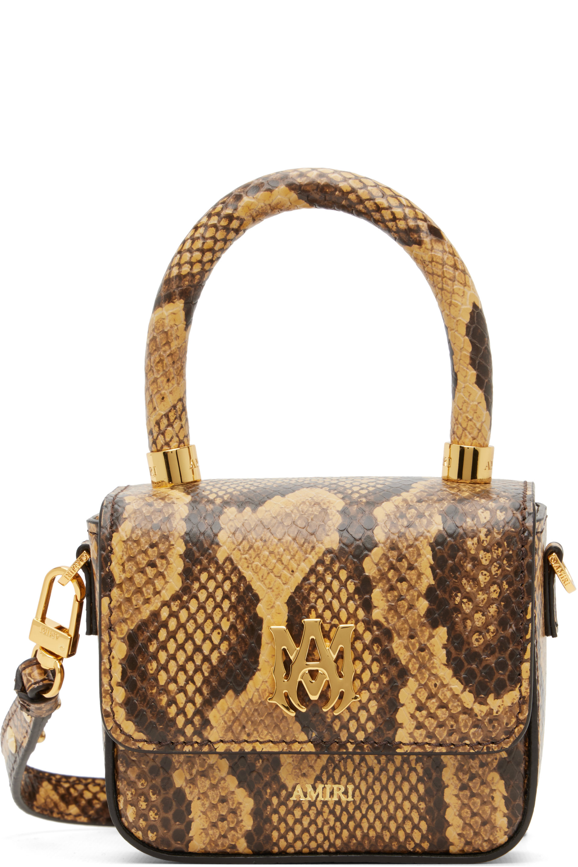 AMIRI - Brown Python Nano MA Bag