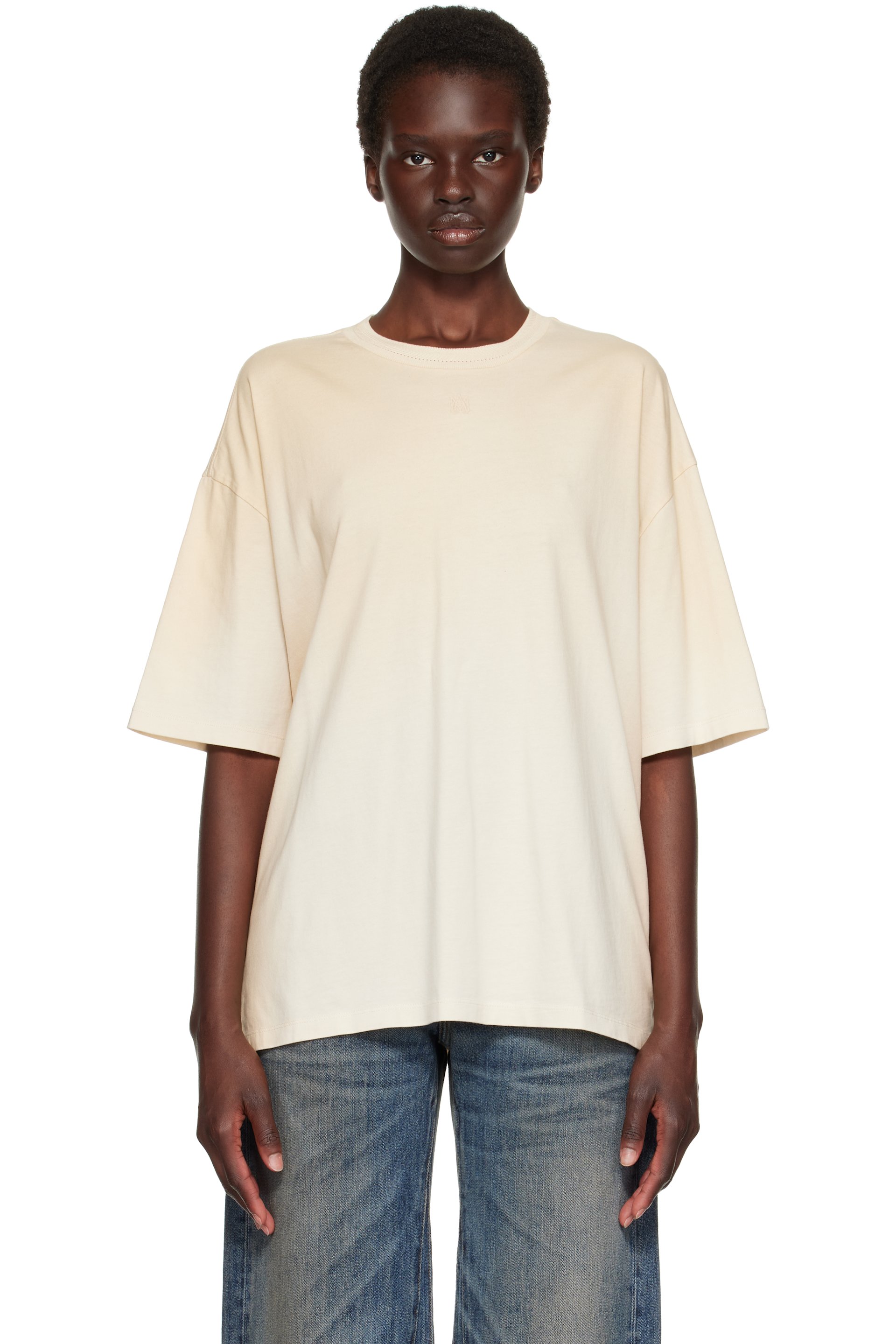 AMIRI - Beige MA Oversized T-shirt