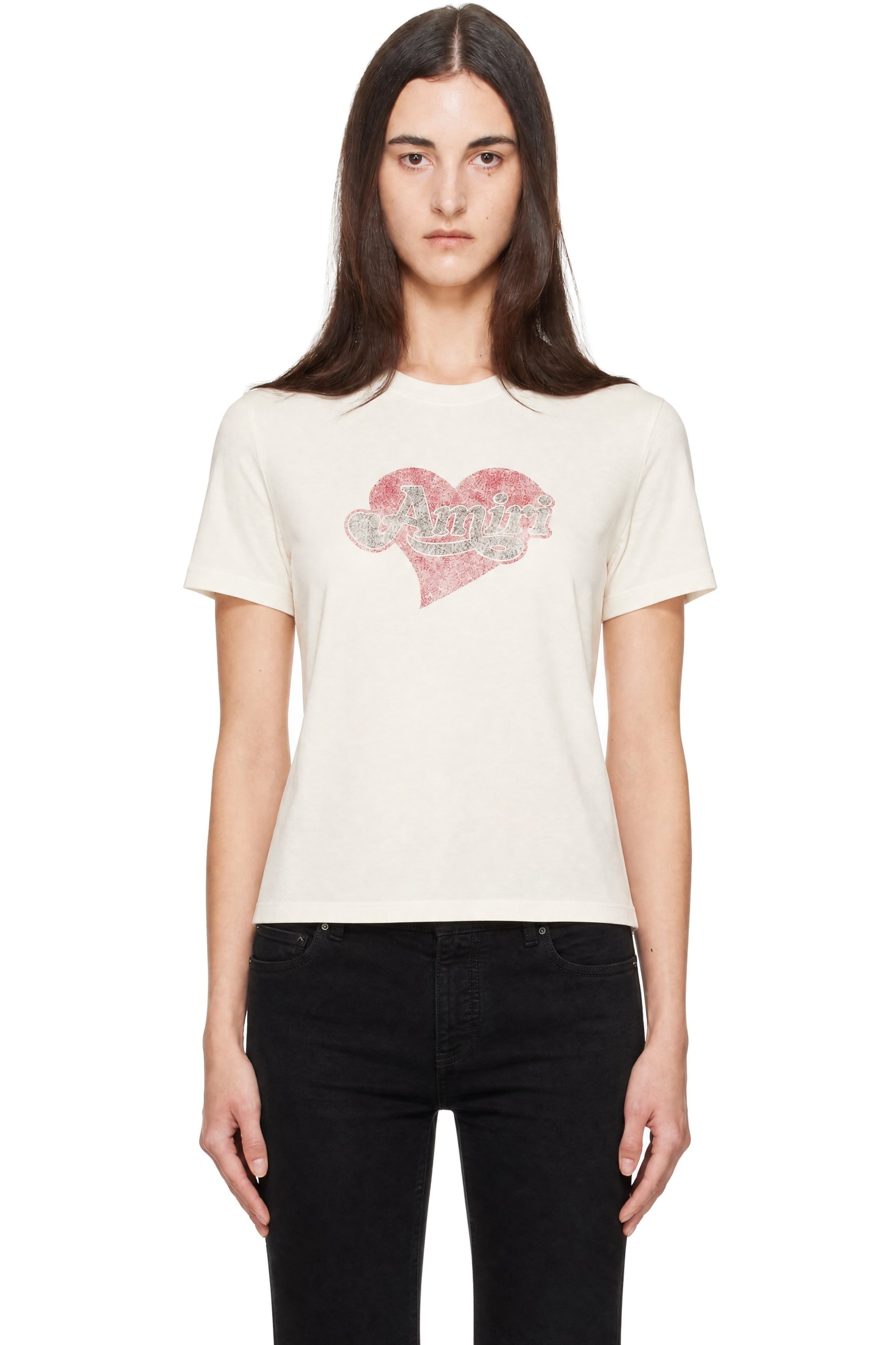 AMIRI - Off-White 'Amiri Heart' T-shirt