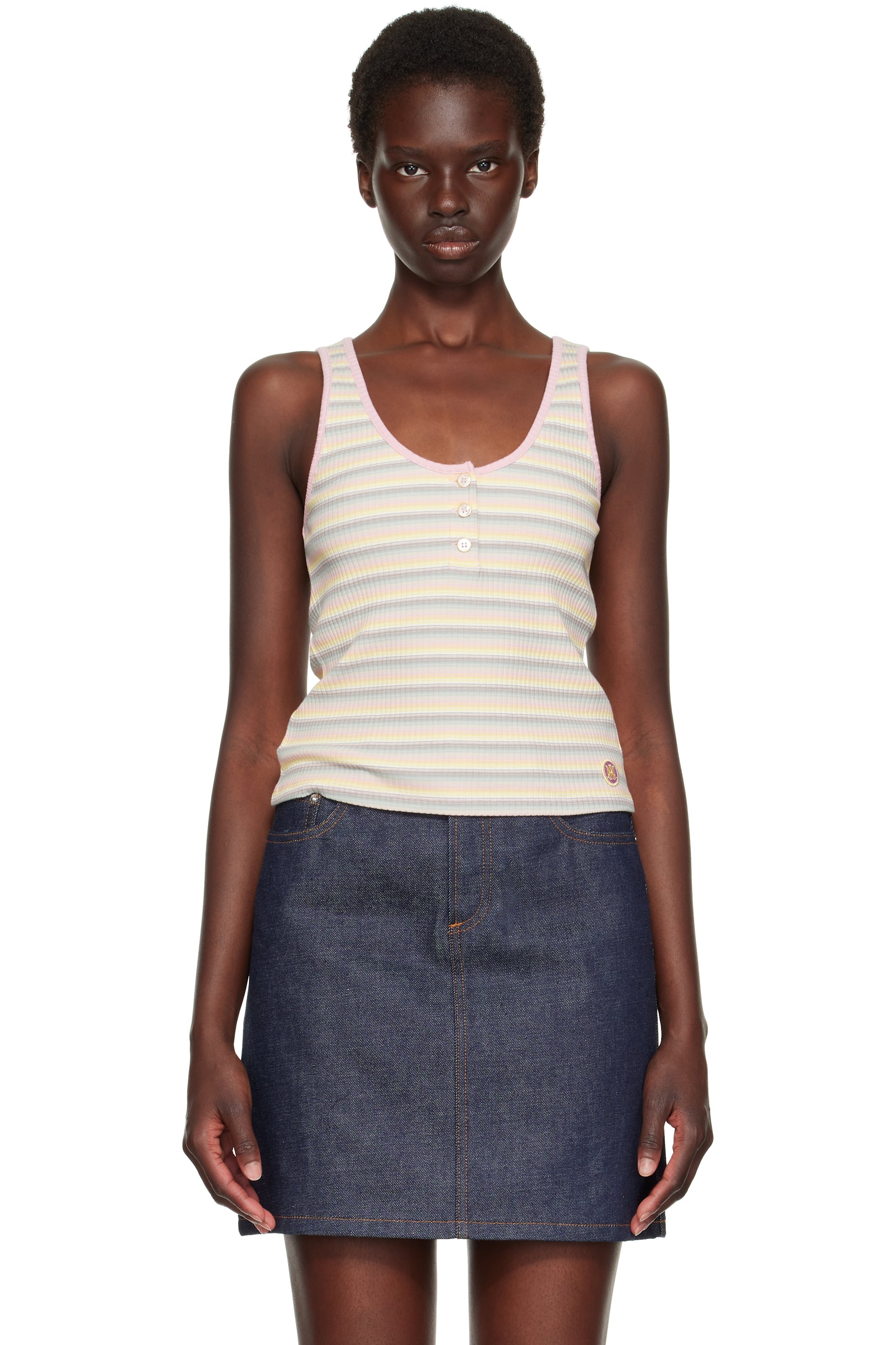 AMIRI - Multicolor MA Striped Tank Top