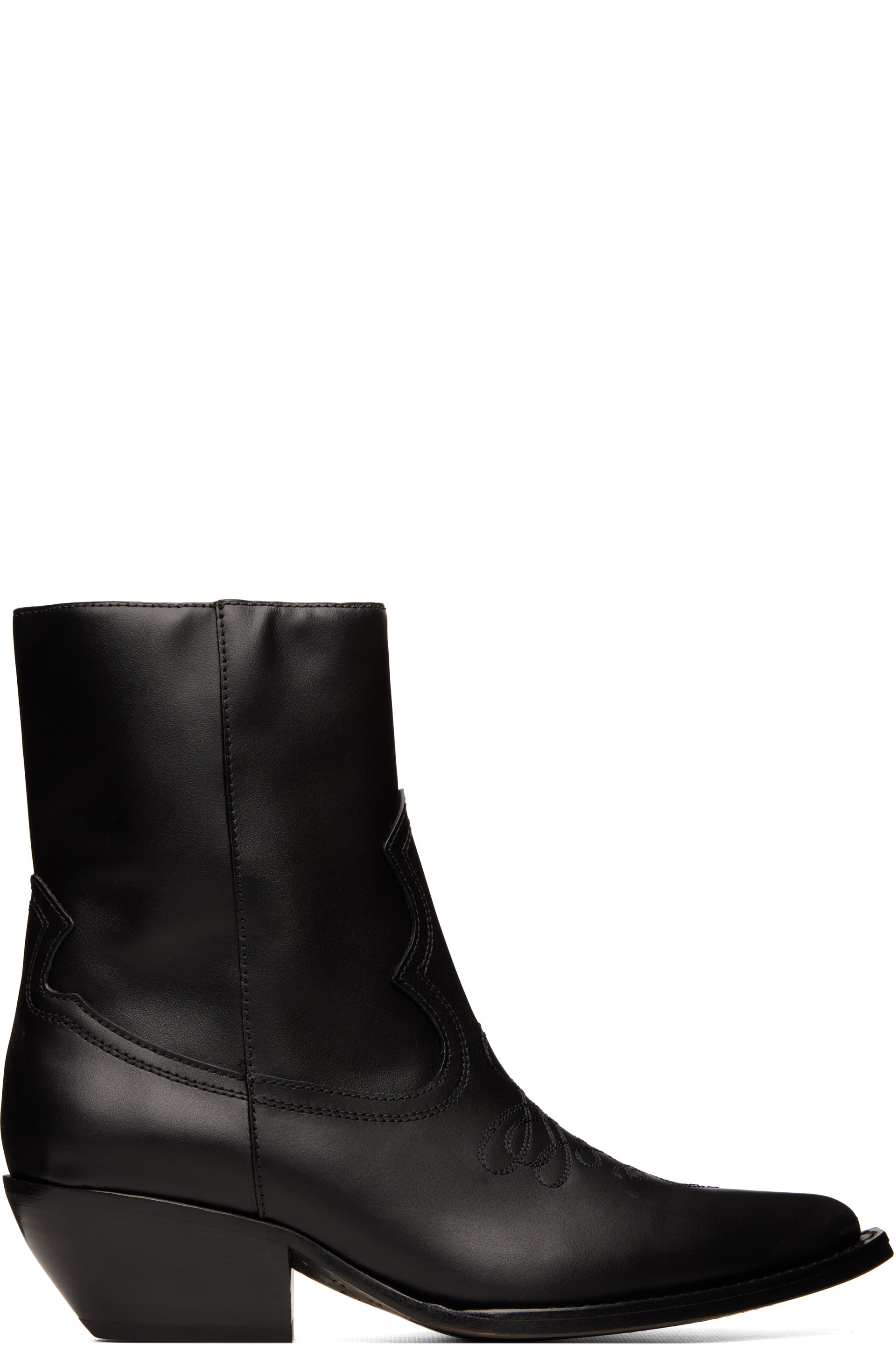 AMIRI - Black Leather Ryder Boots