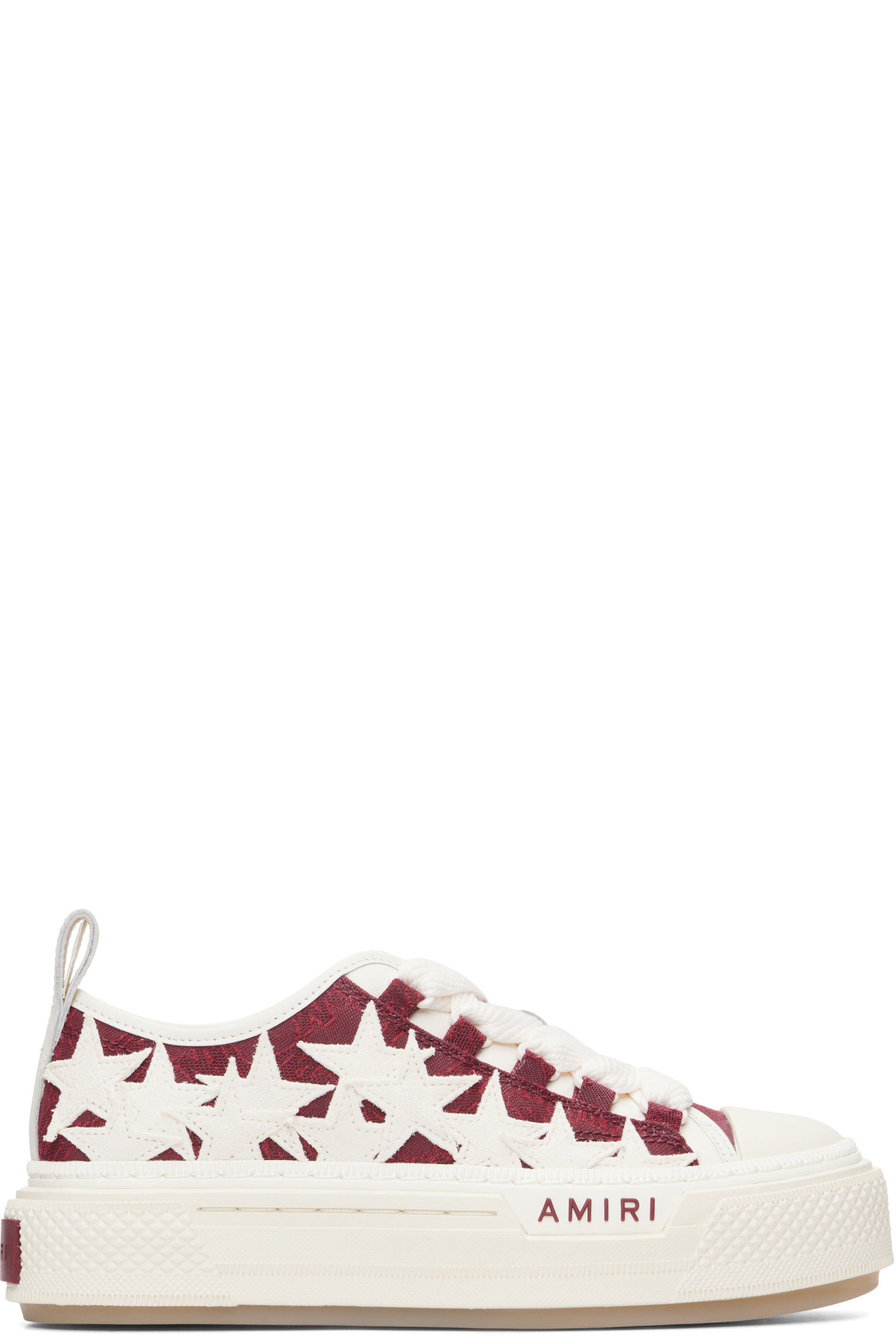 AMIRI - Red MA Quad Stars Court Low Sneakers