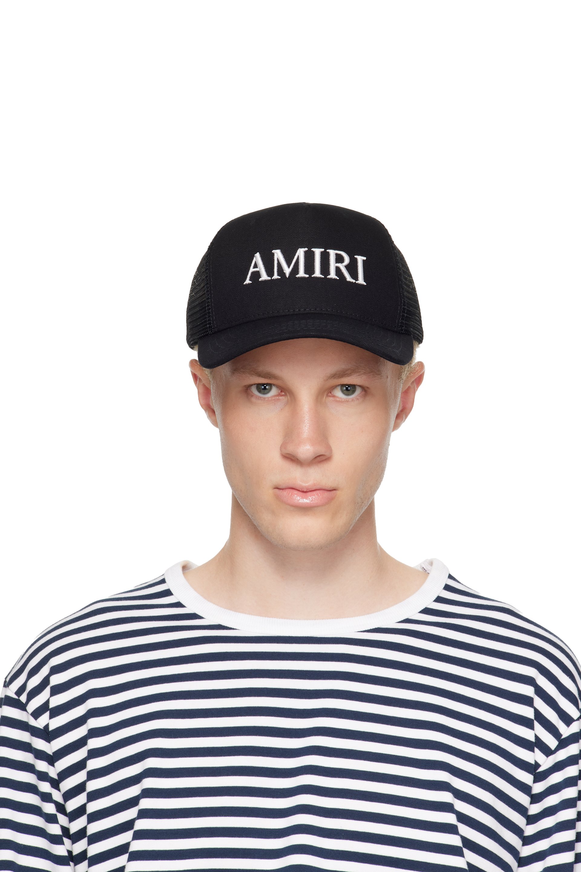 AMIRI - Casquette de camionneur noire à logo