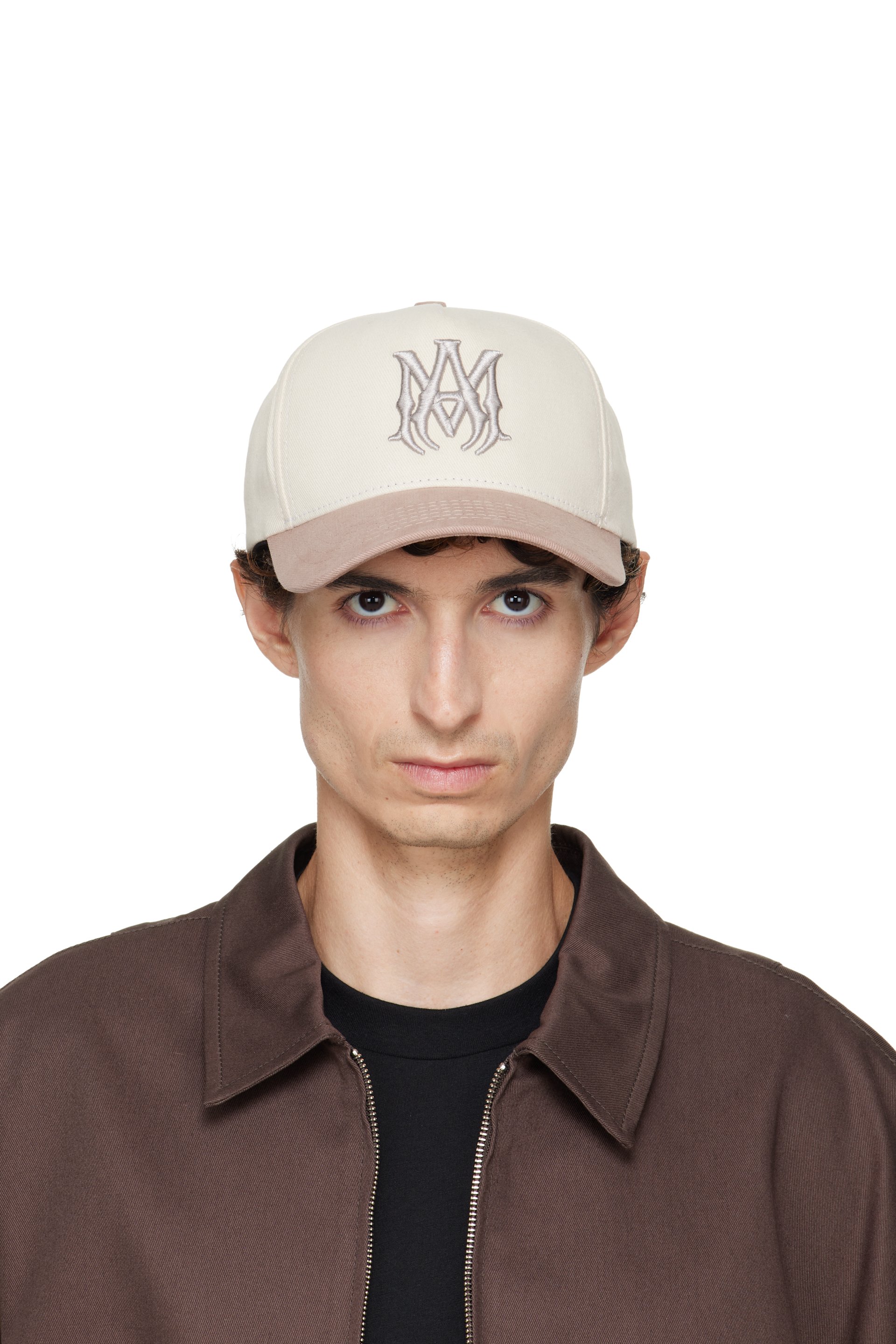AMIRI - Beige MA Two Tone Cotton Cap