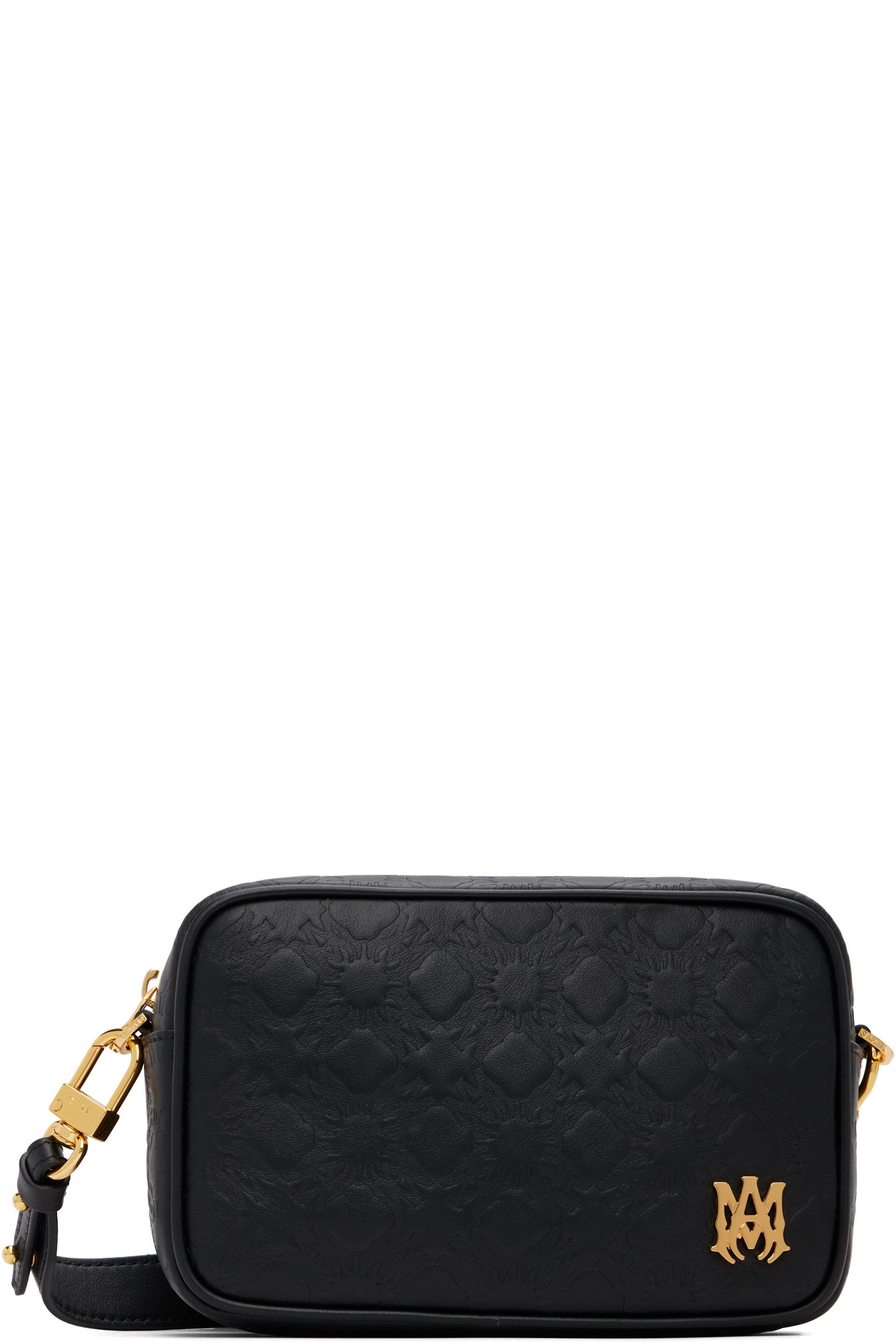 AMIRI - Black MA Quad Leather Camera Bag