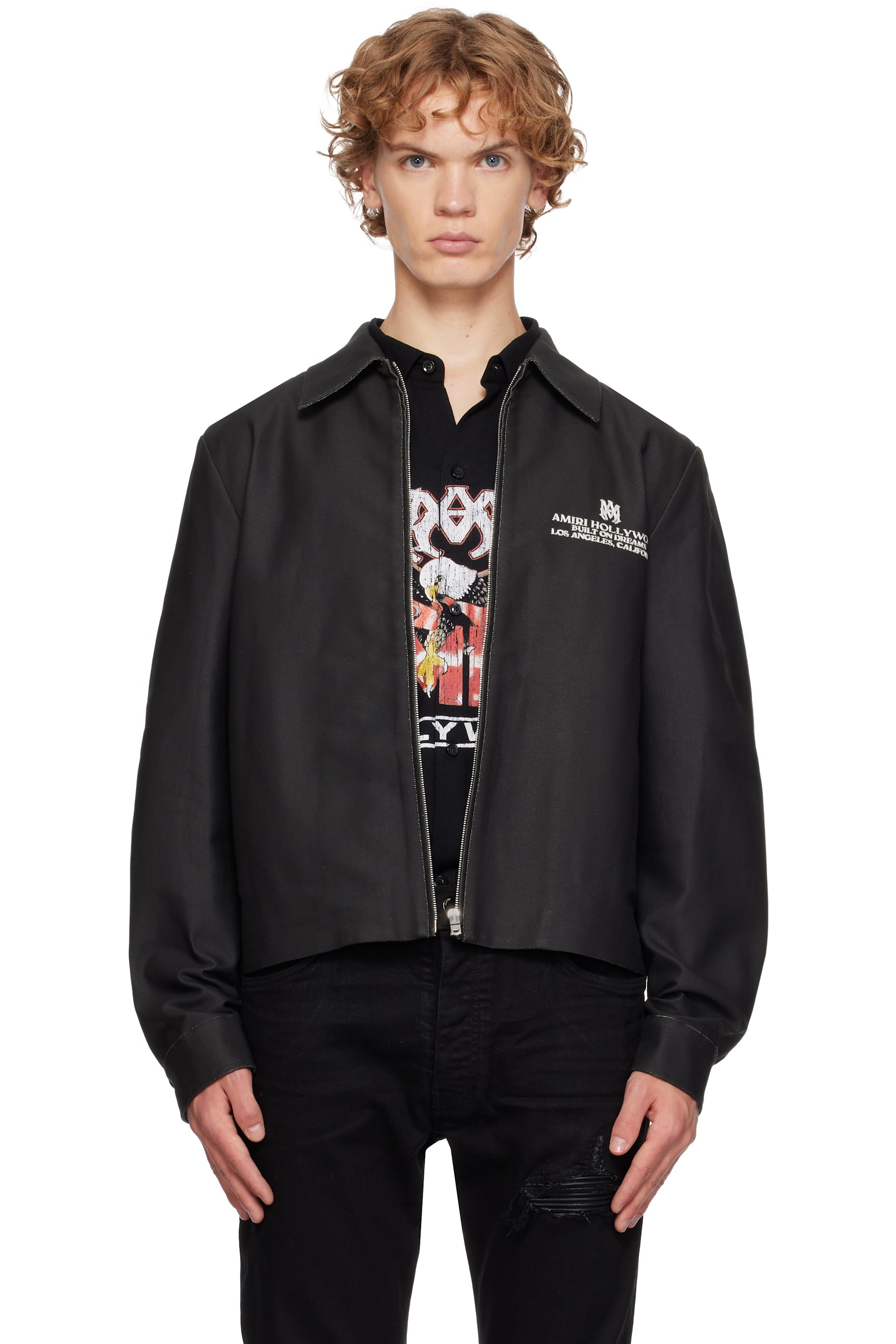 AMIRI - Black MA Hollywood Blouson Jacket