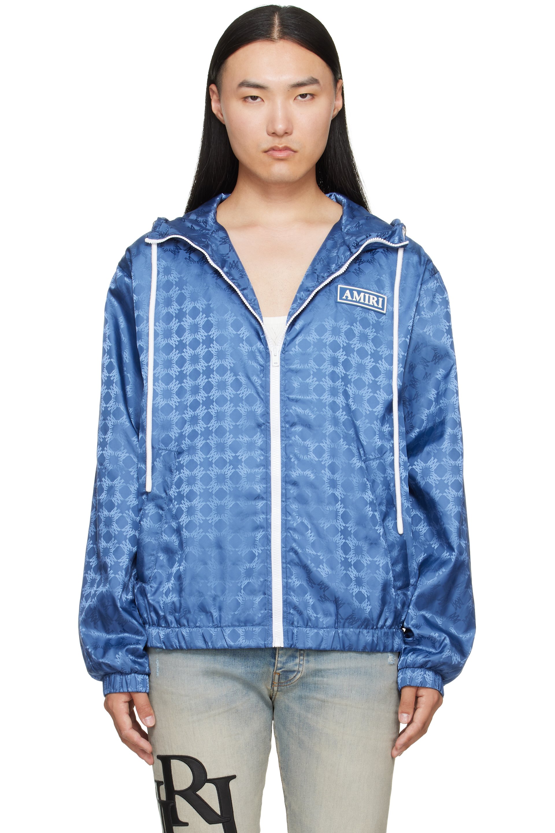 AMIRI - 蓝色 MA Quad Windbreaker 夹克