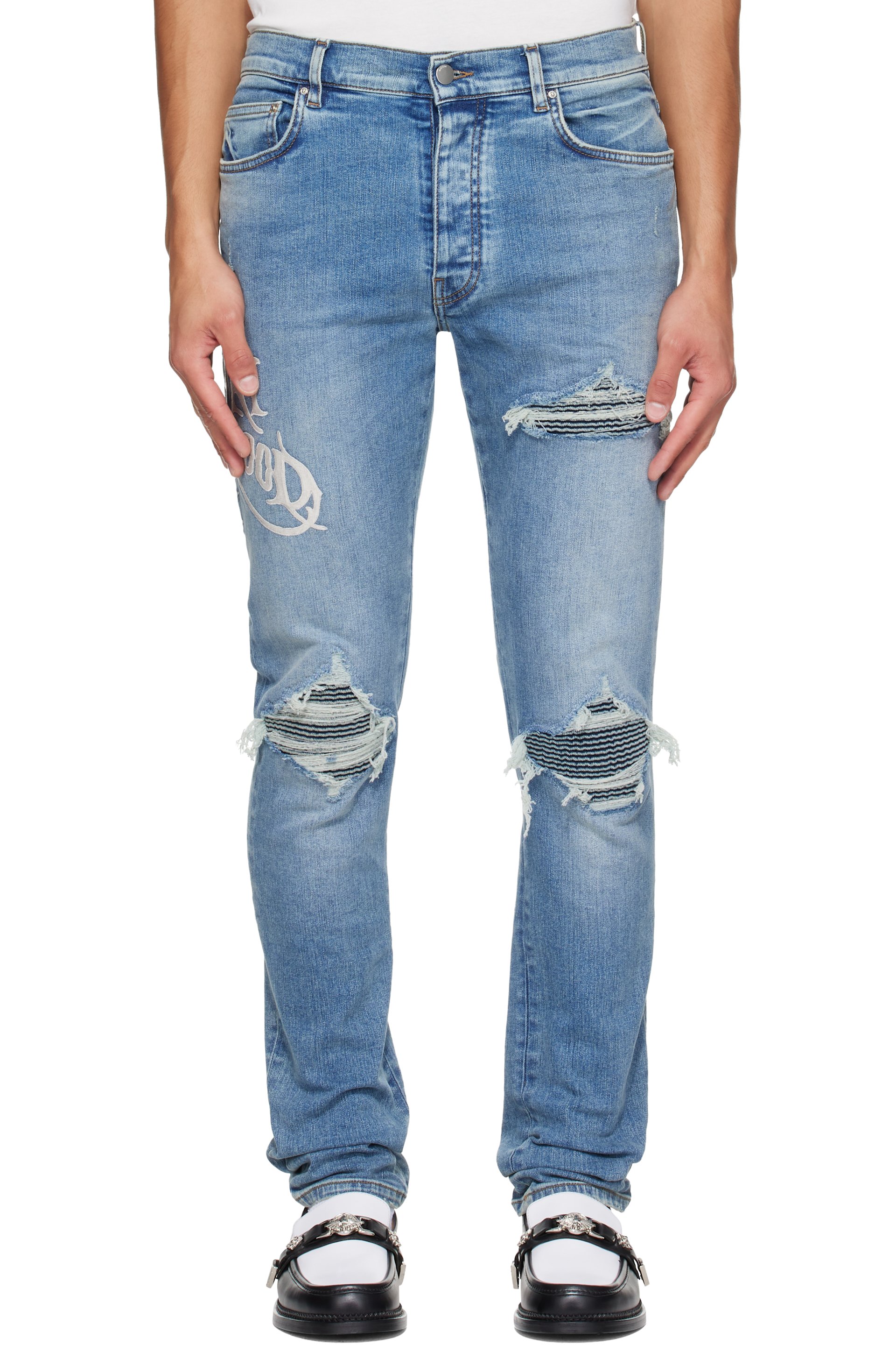 AMIRI - Indigo 'Amiri Hollywood' MX1 Jeans