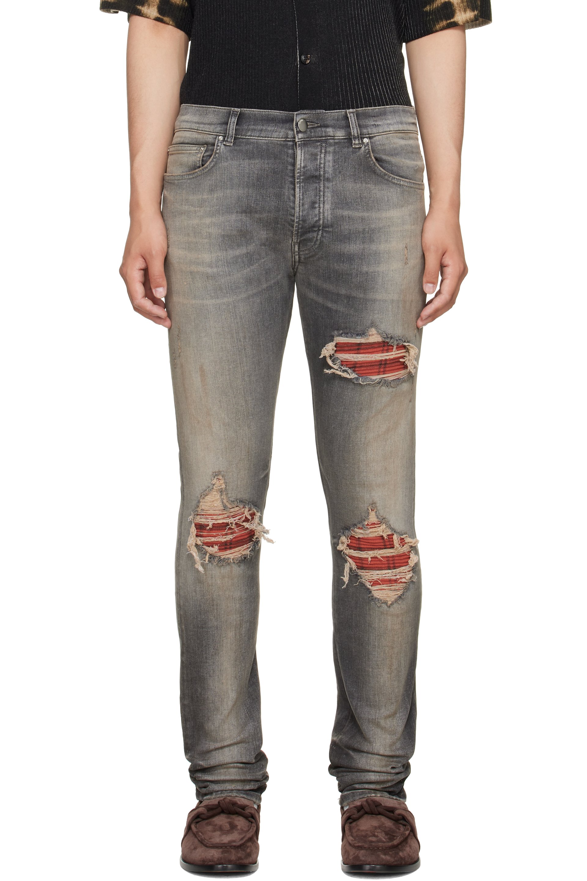 AMIRI - Blue Flannel MX1 Jeans